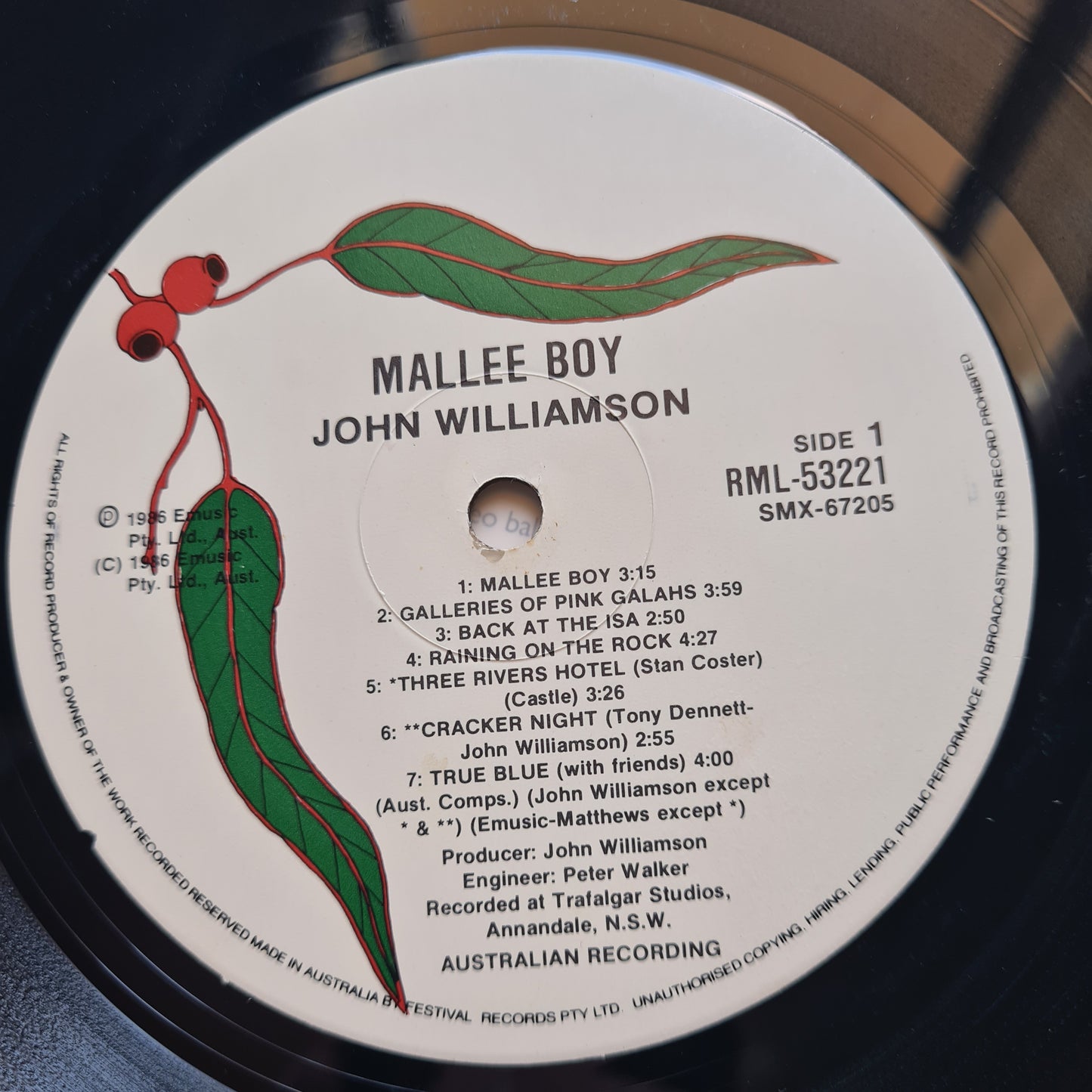 John Williamson - Mallee Boy - 1986 - Vinyl Record LP