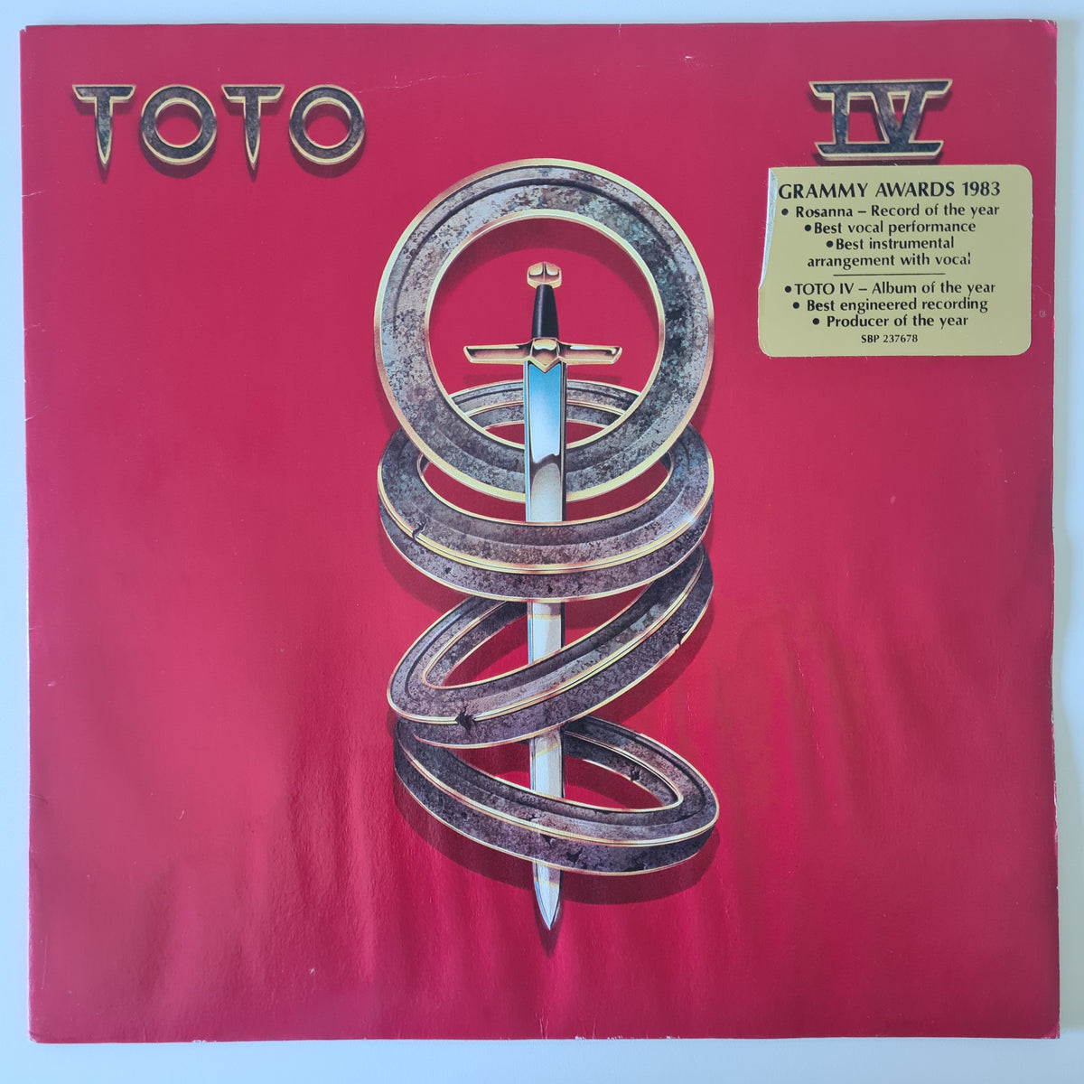 Toto – Toto IV - 1982 (First Australian Pressing) - Vinyl Record LP