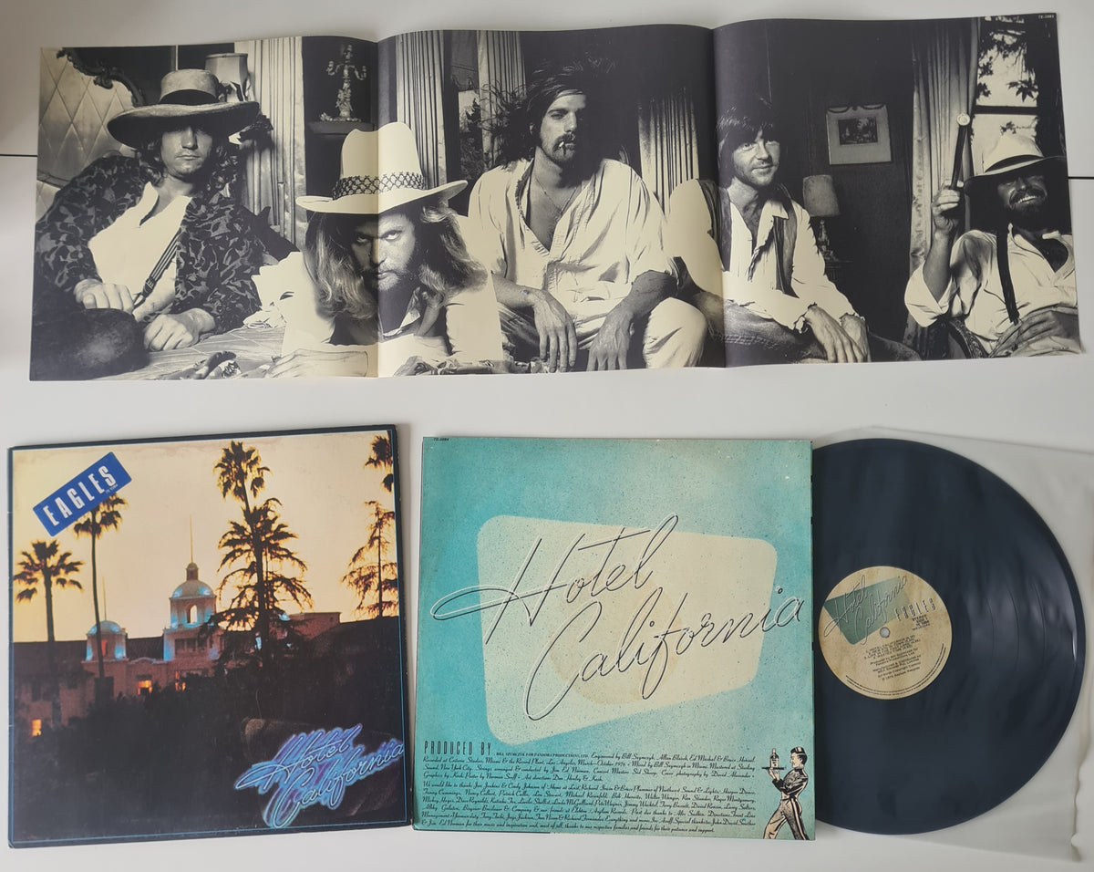 Eagles – Hotel California - 1976 - Vinyl Record LP (with poster)