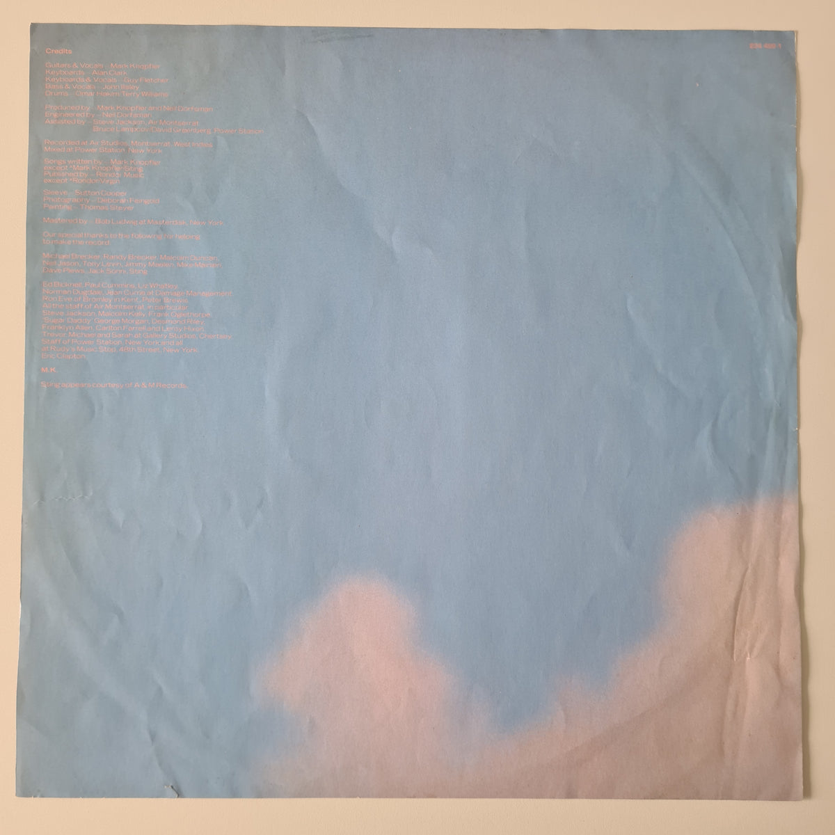 Dire Straits – Brothers In Arms - 1985 - Vinyl Record LP