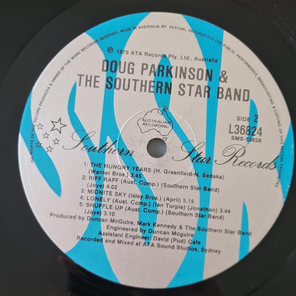 Doug Parkinson's Southern Star Band – I'll Be Around - 1979 - Vinyl Record LP