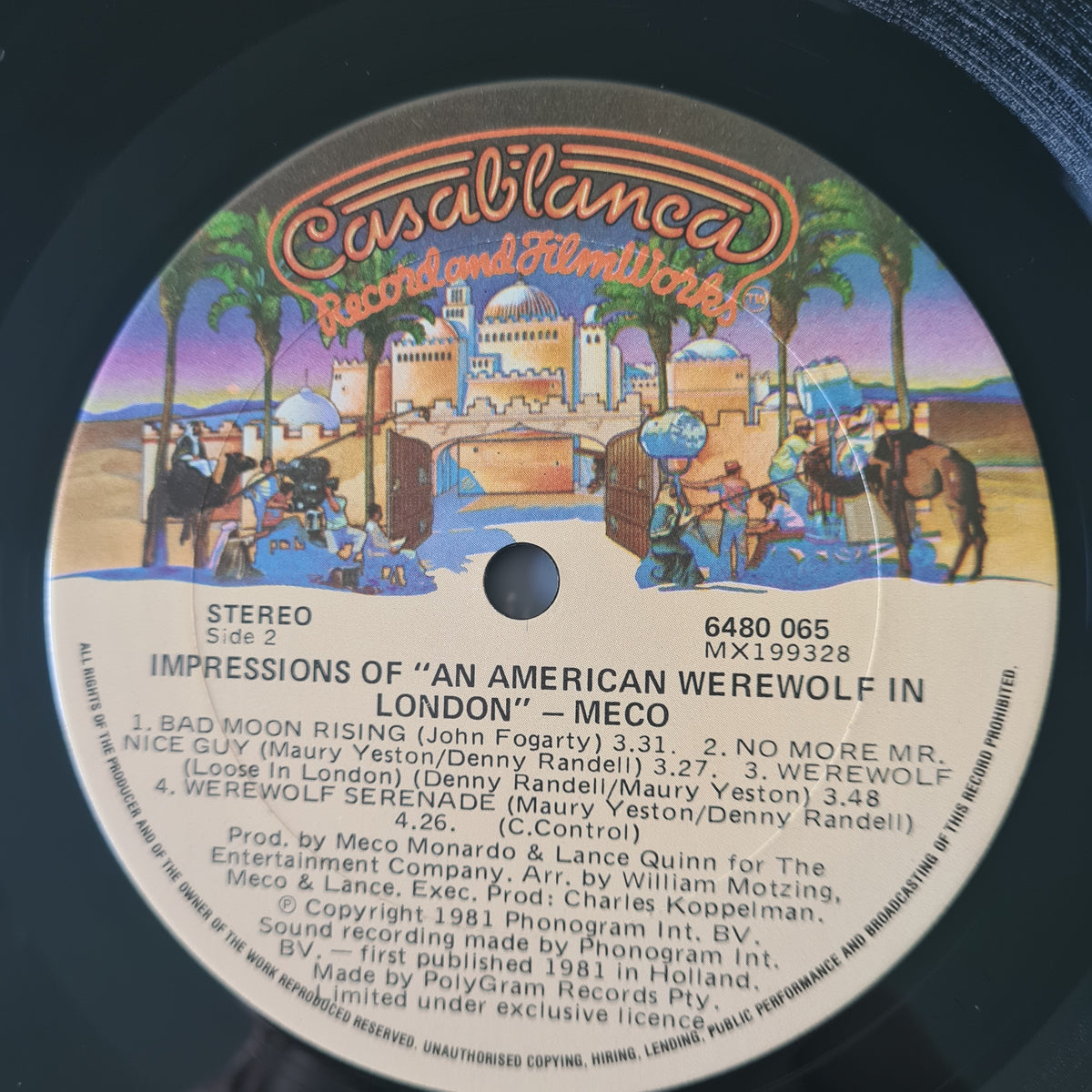 Meco – Impressions Of An American Werewolf In London - 1981 - Vinyl Record LP