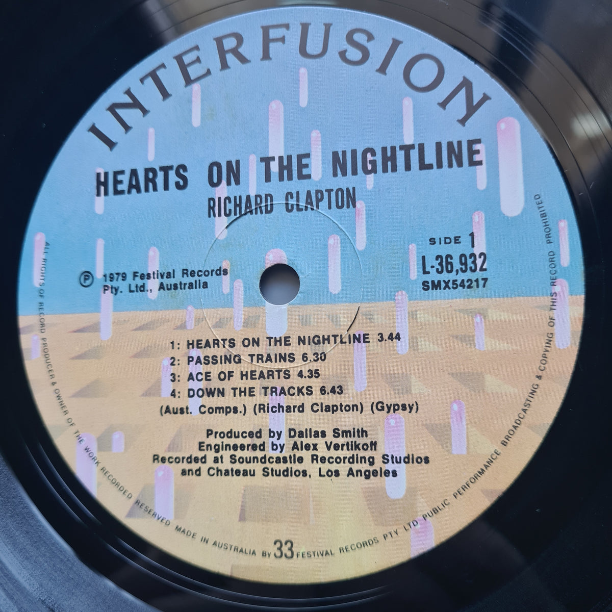 Richard Clapton – Hearts On The Nightline - 1979 - Vinyl Record LP
