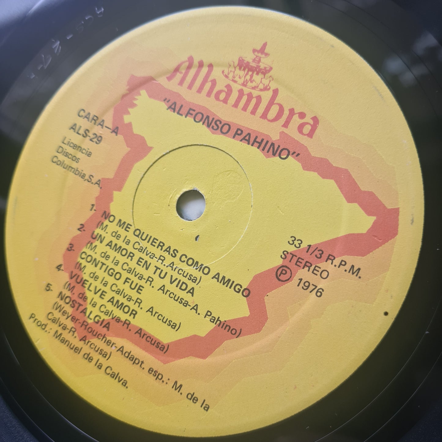 Alfonso Pahino - Alfonso Pahino - 1976 - Vinyl Record LP