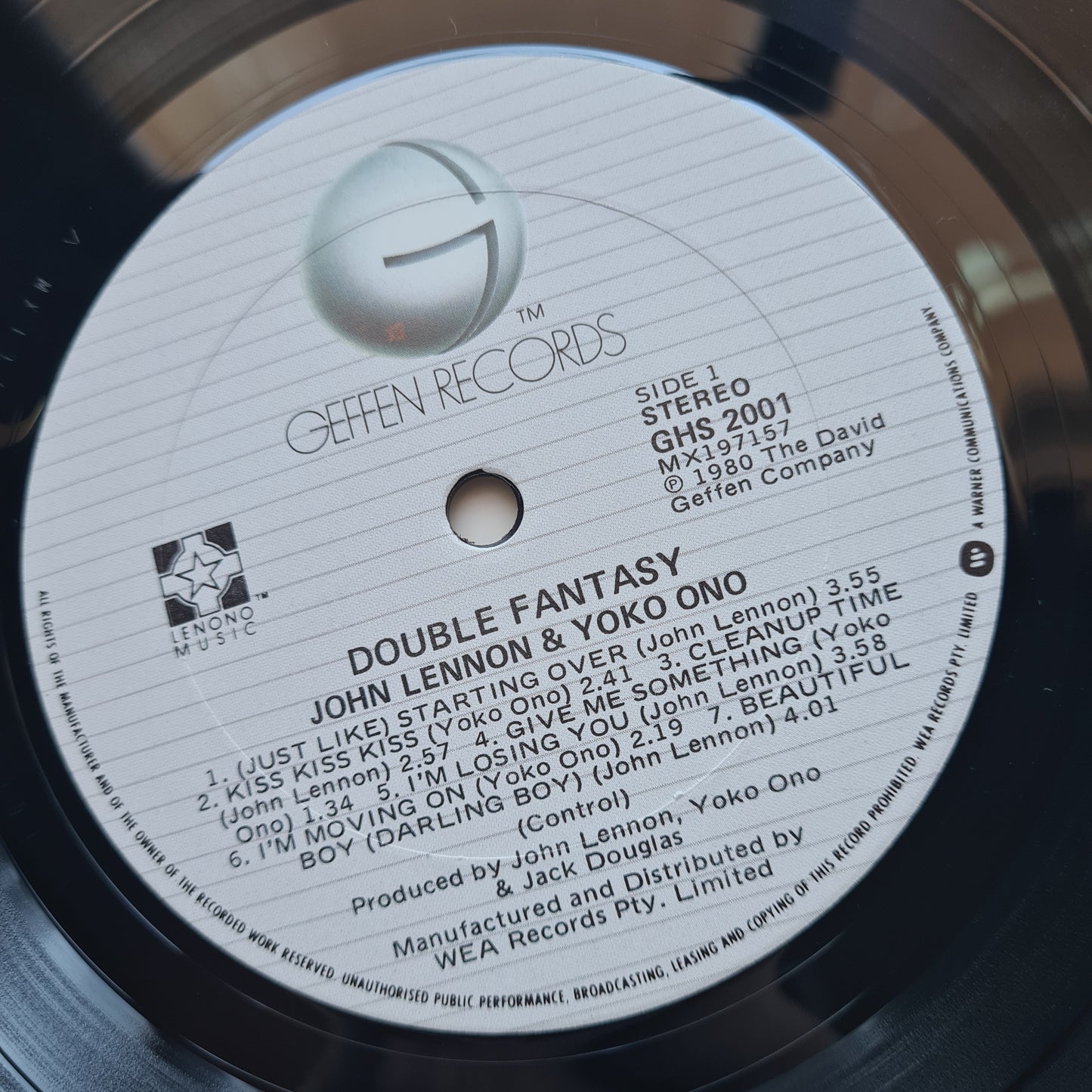 John Lennon & Yoko Ono – Double Fantasy - 1980 - Vinyl Record LP