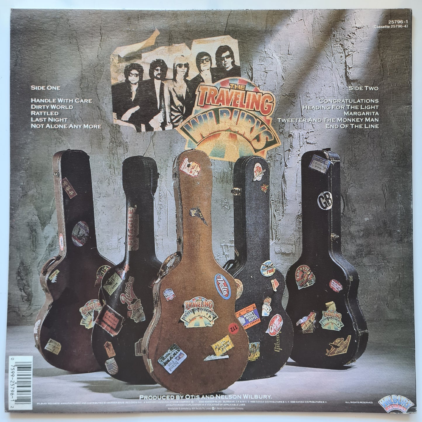 Traveling Wilburys – Volume 1 - 1988 (George Harrison, Beatles, Tom Petty, Roy Orbison, Bob Dylan, Jeff Lynne) - Vinyl Record LP