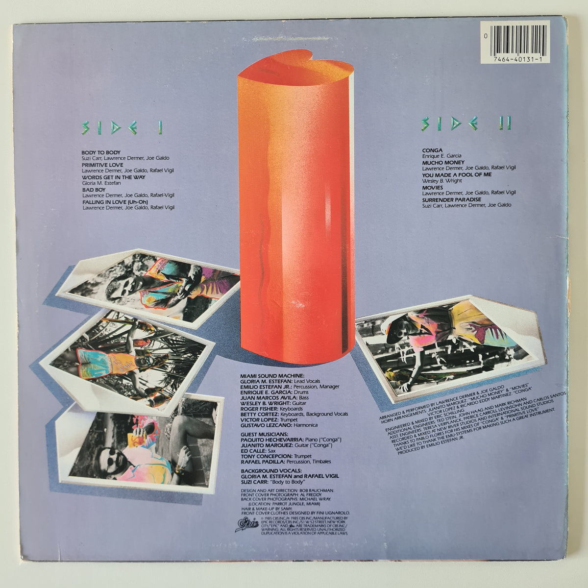 Miami Sound Machine – Primative Love - 1985 - Vinyl Record LP