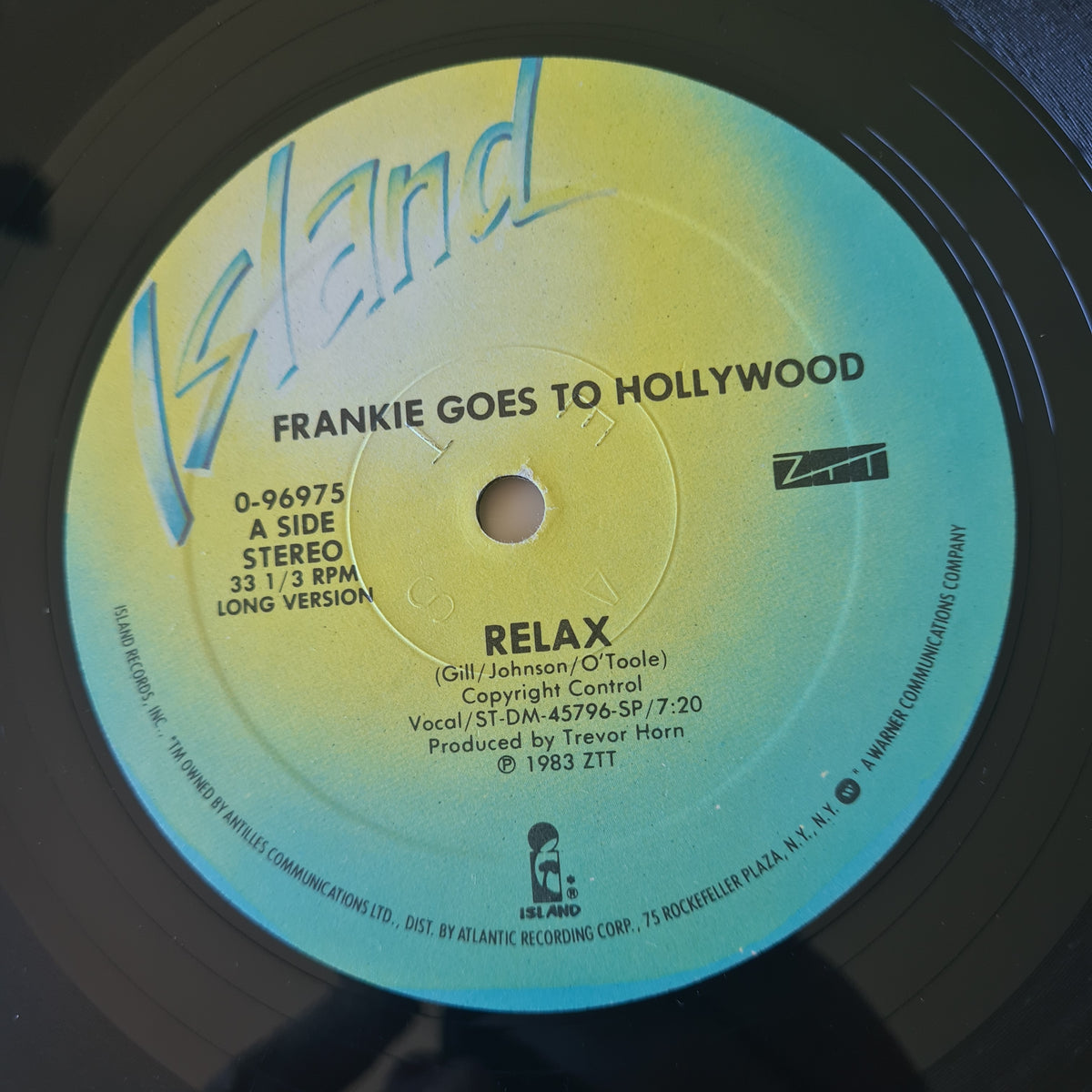 Frankie Goes To Hollywood – Relax (Extended, Instrumental & 7" Mix) - 1983 (USA Pressing) - Vinyl Record 12" Maxi Single