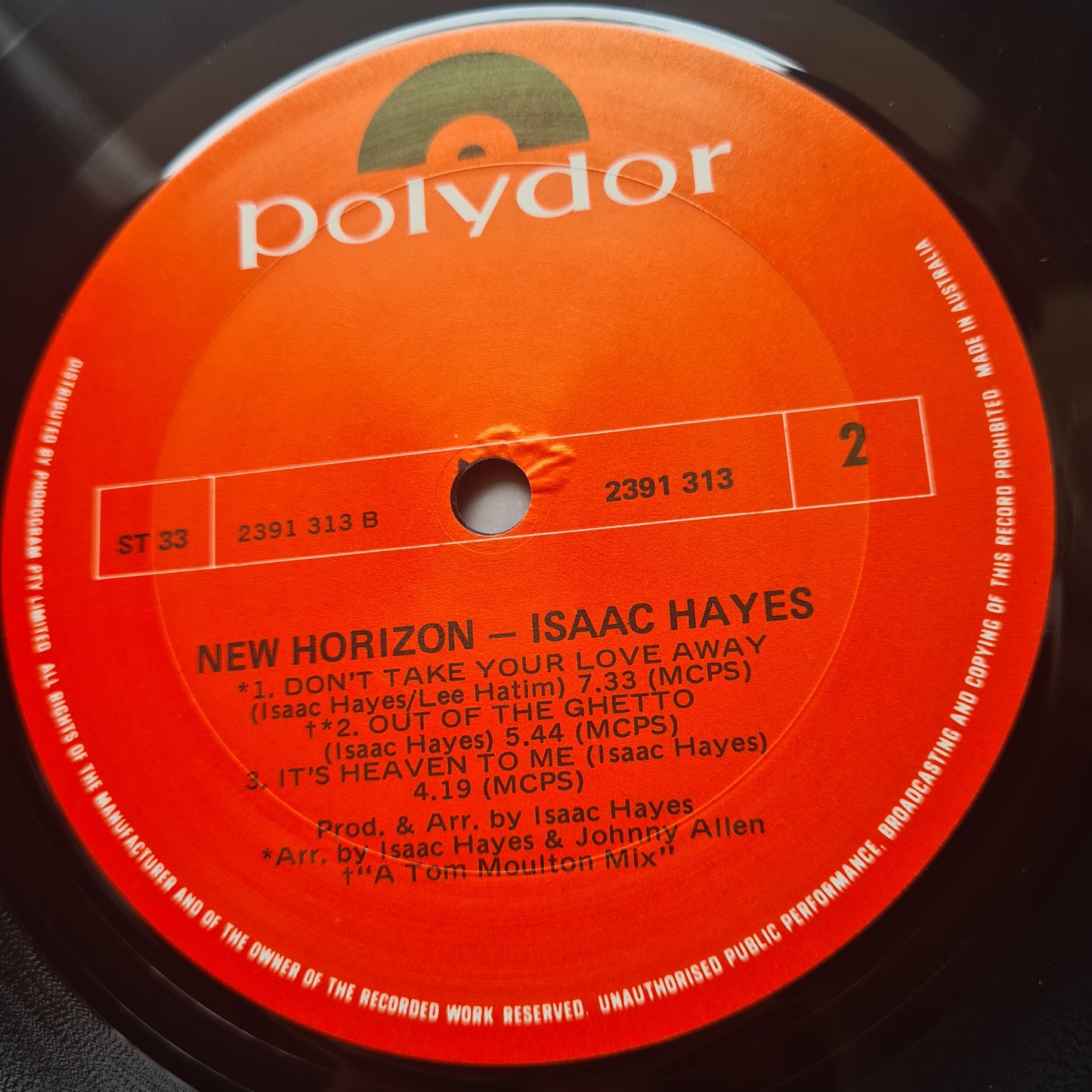 Isaac Hayes – New Horizon - 1977 - Vinyl Record LP