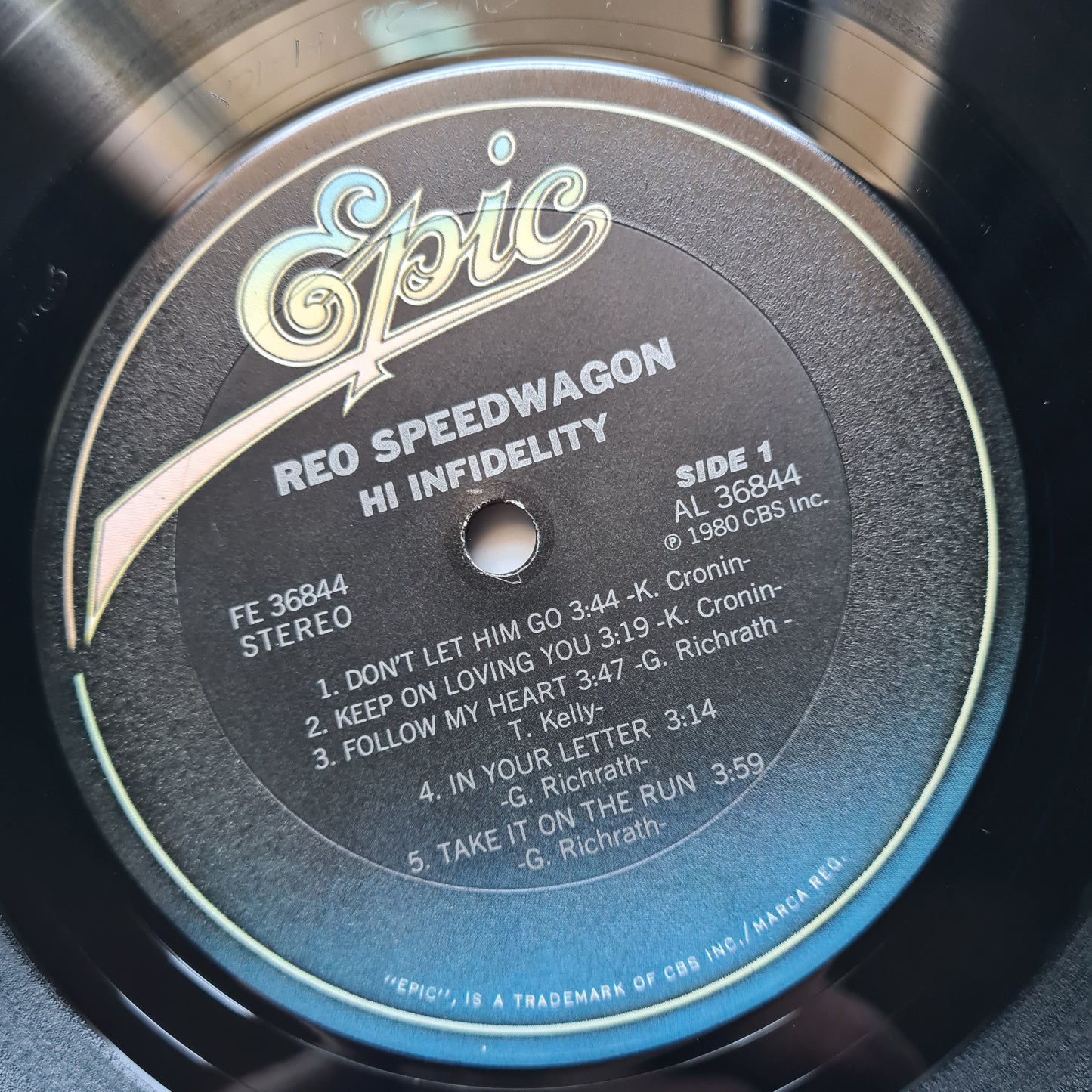 REO Speedwagon – hi INfiDELITY - 1980 (USA Pressing) - Vinyl Record LP