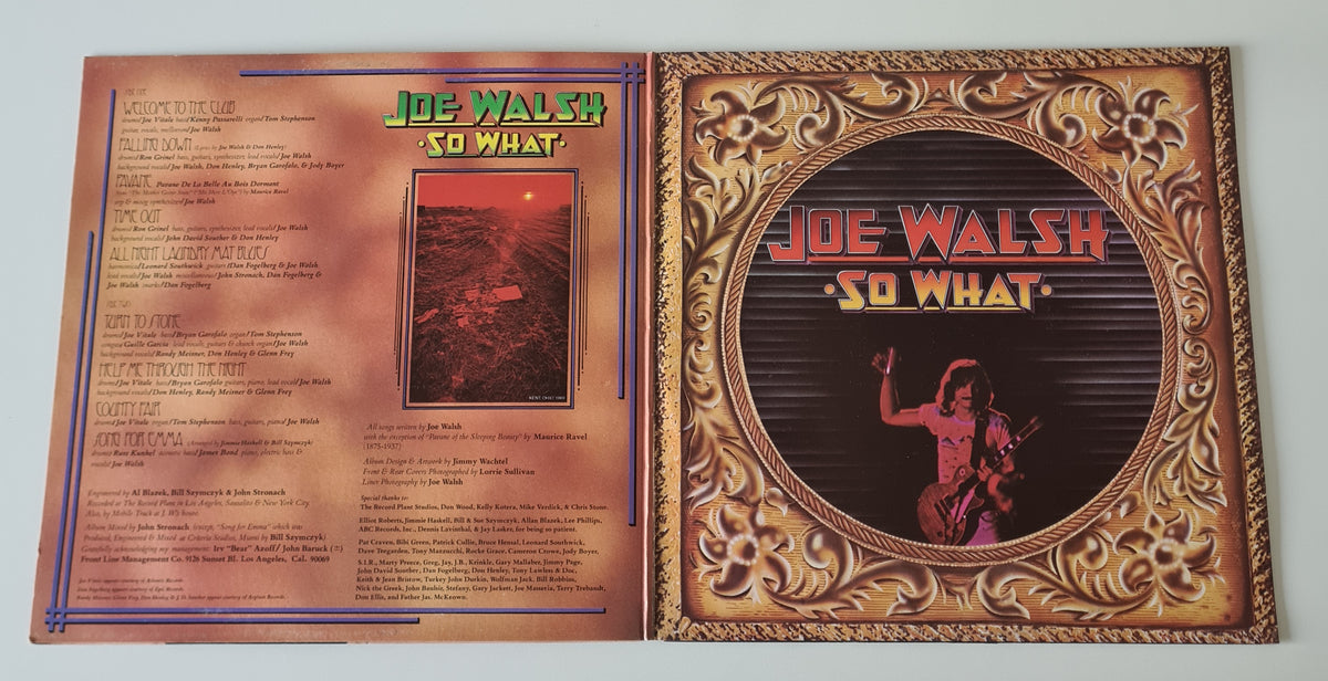 Joe Walsh – So What - 1974 (First Australian Pressing)- Vinyl Records LP (Gatefold Cover)