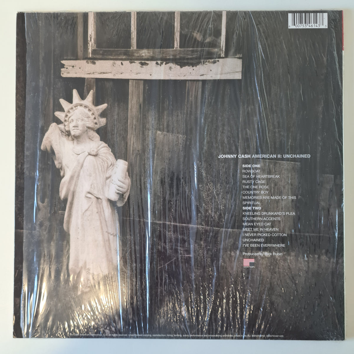 Johnny Cash – Unchained - 1996 (2020 European 180gram Pressing) - Vinyl Record LP