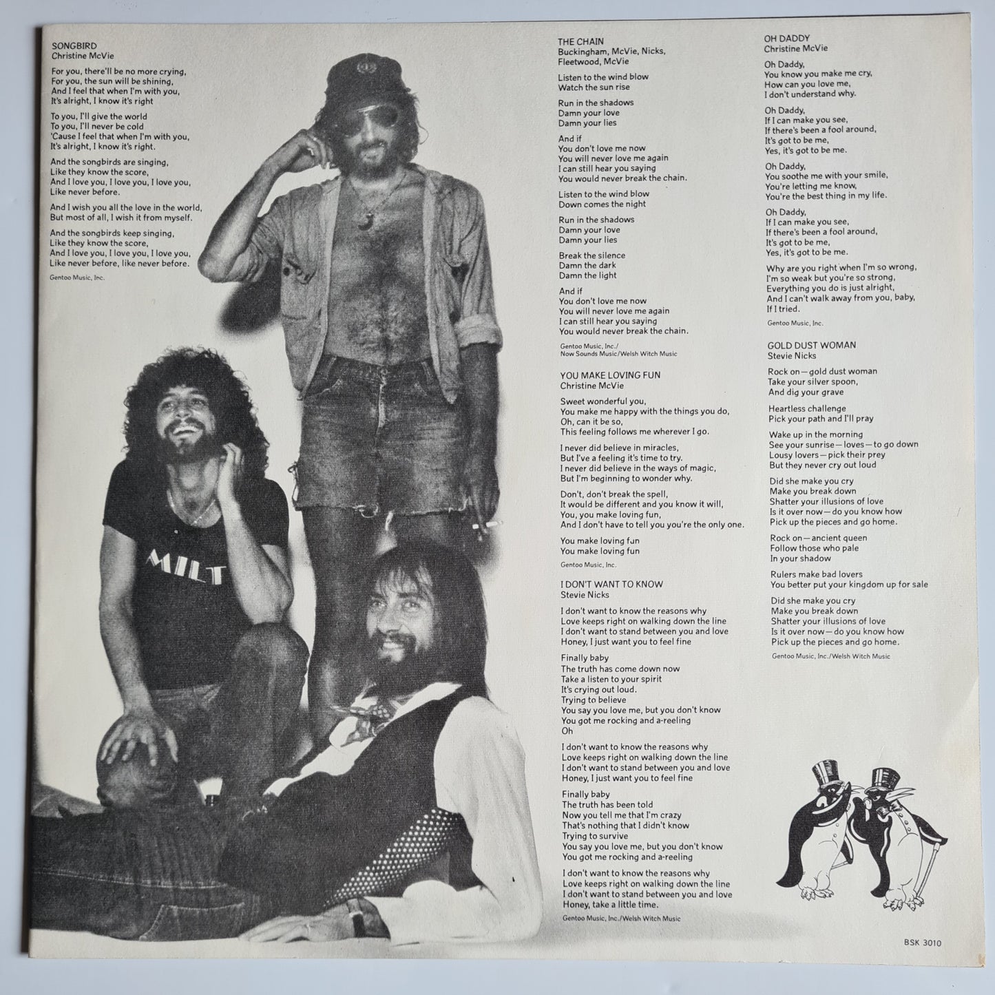 Fleetwood Mac – Rumours - 1977 (1st Australian Pressing- Textured Sleeve) - Vinyl Record LP
