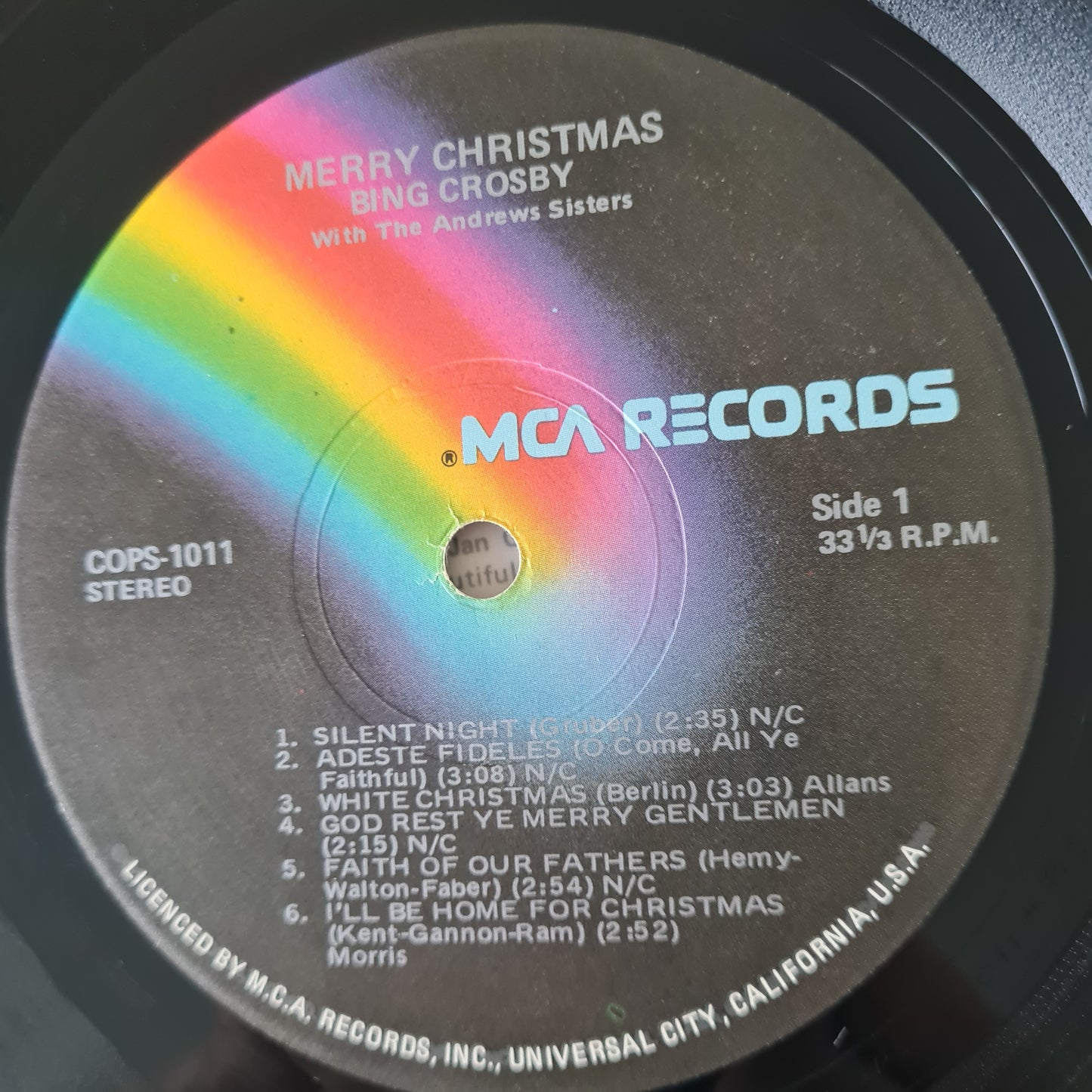 Bing Cosby – Merry Christmas - 1955 (1973 Australian Reissue) - Vinyl Record LP