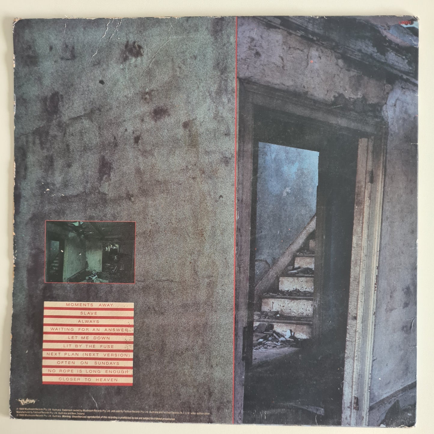 Ups And Downs – Underneath The Watchful Eye - 1988 - Vinyl Record LP