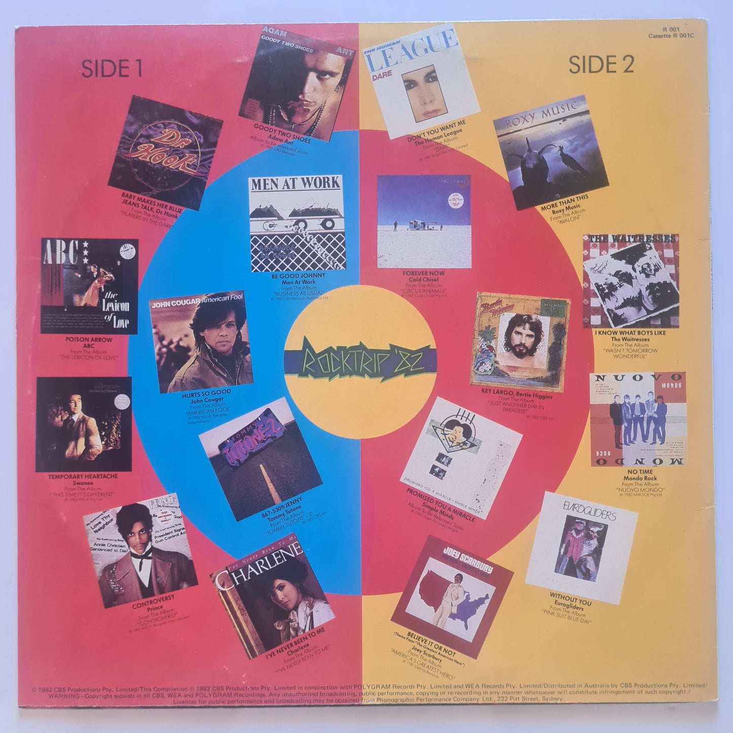 Various Artists – Rocktrip '82 - 1982 - Vinyl Record LP