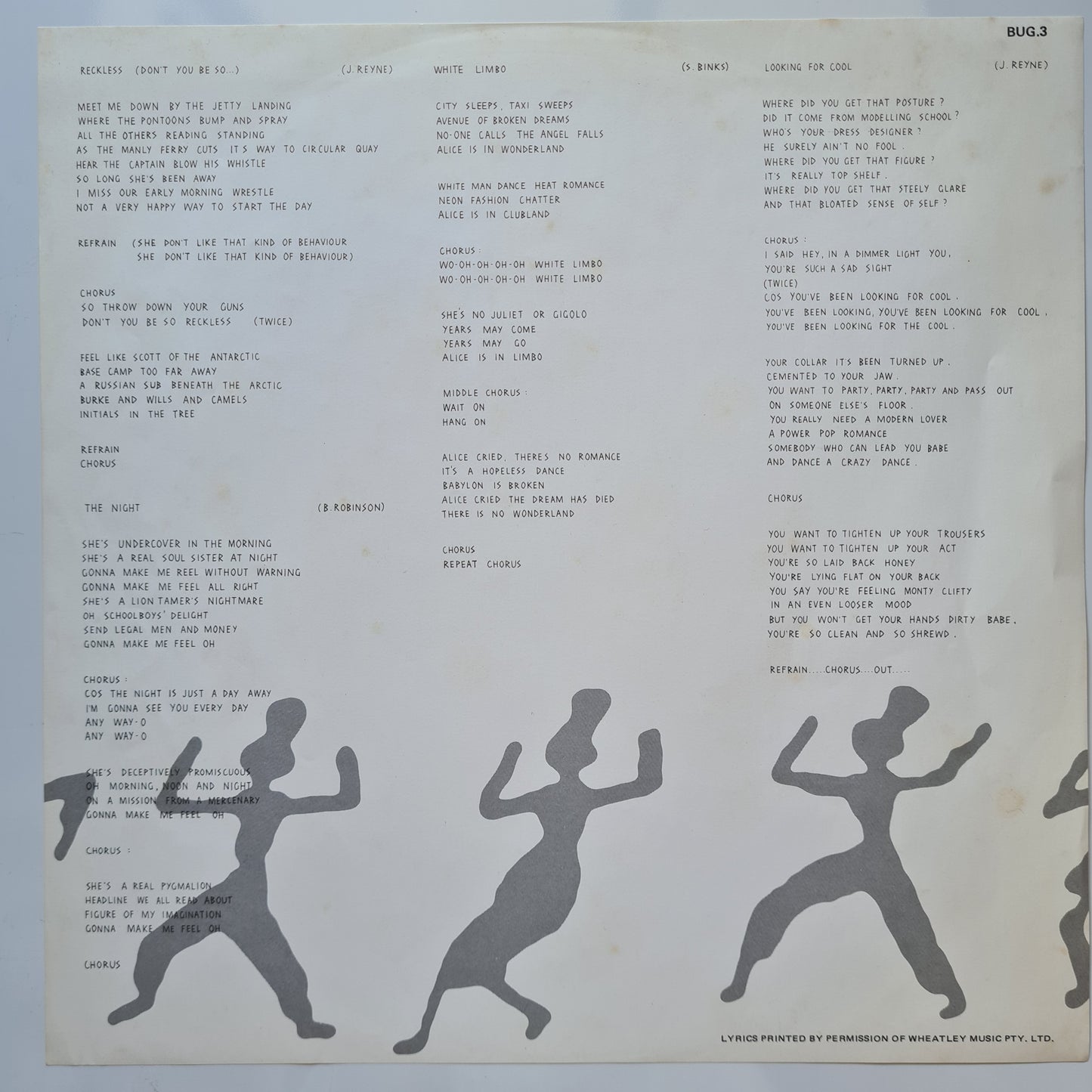 Australian Crawl – Semantics - 1983 - Vinyl Record LP