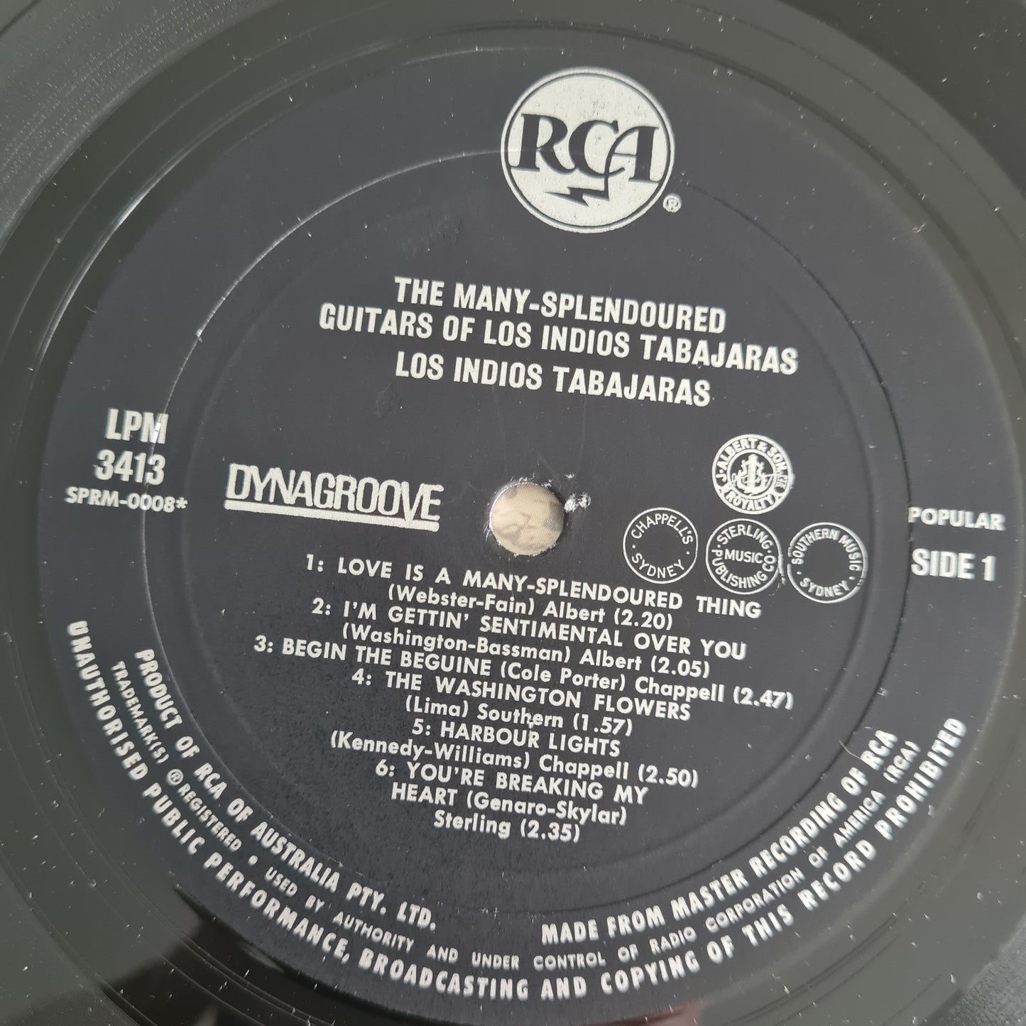 Los Indios Tabajaras – The Many-Splendored Guitars Of Los Indios Tabajaras - 1965 (MONO Pressing) - Vinyl Record LP 🇧🇷