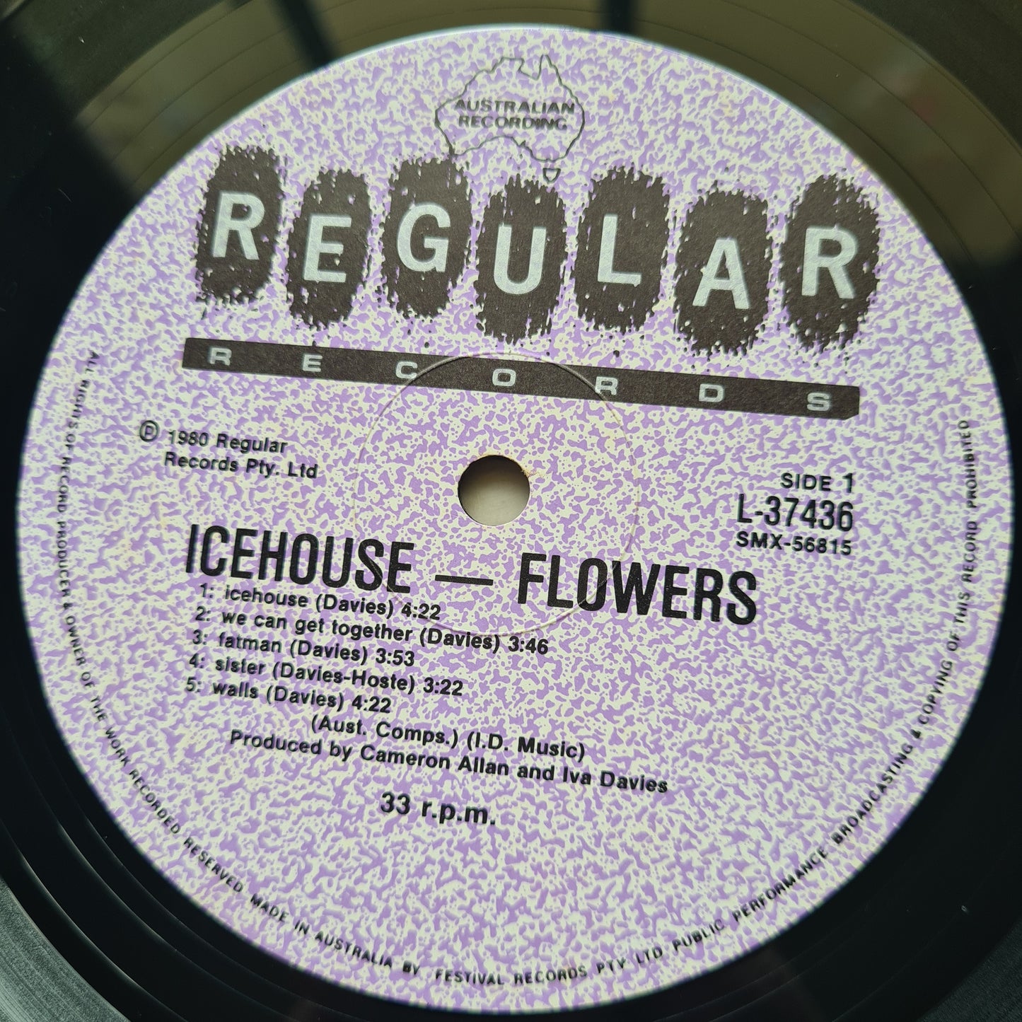 Flowers (Icehouse) – Icehouse - 1980 (Gatefold) - Vinyl Record LP