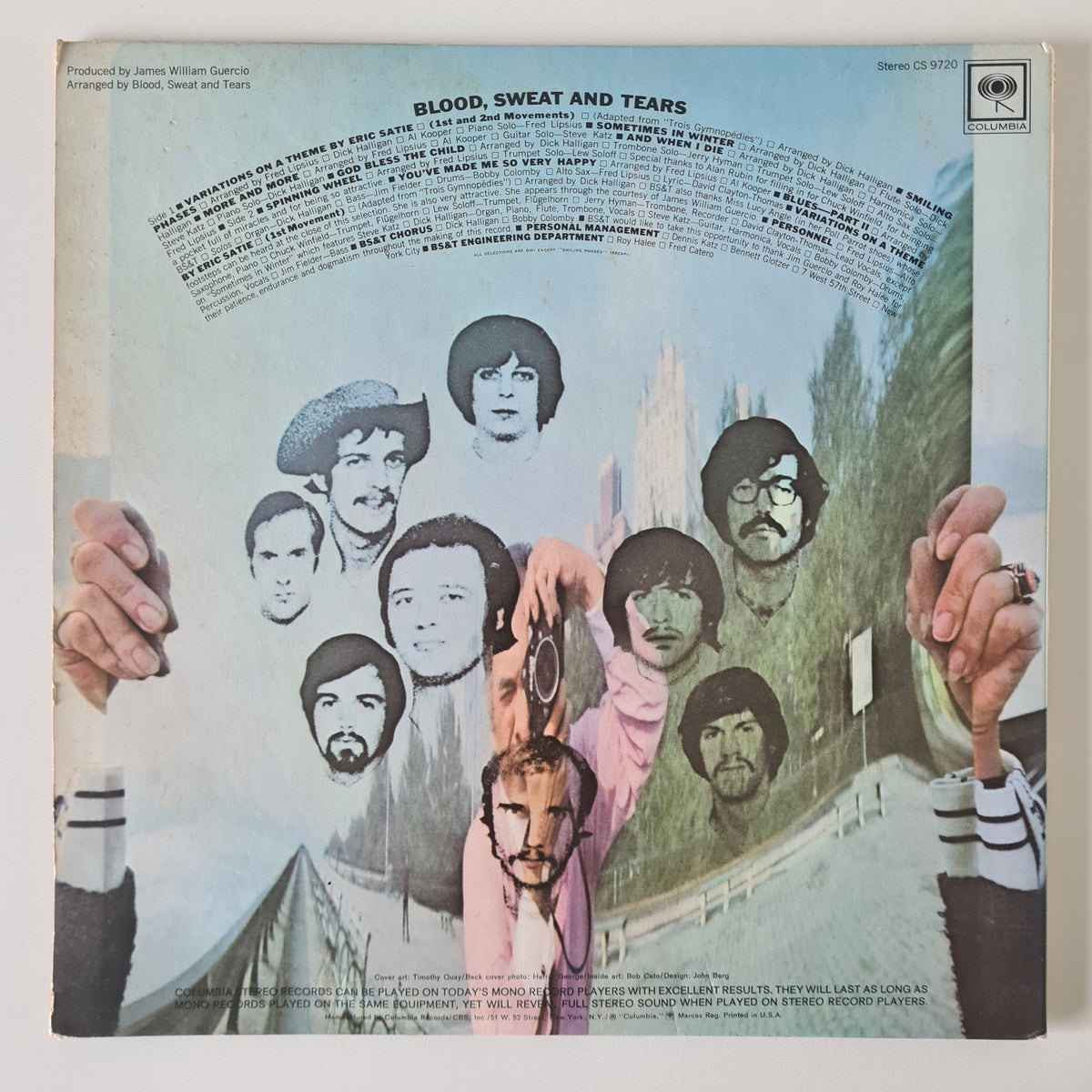 Blood, Sweat And Tears – Blood, Sweat And Tears - 1969 (USA Pressing) - Vinyl Record LP