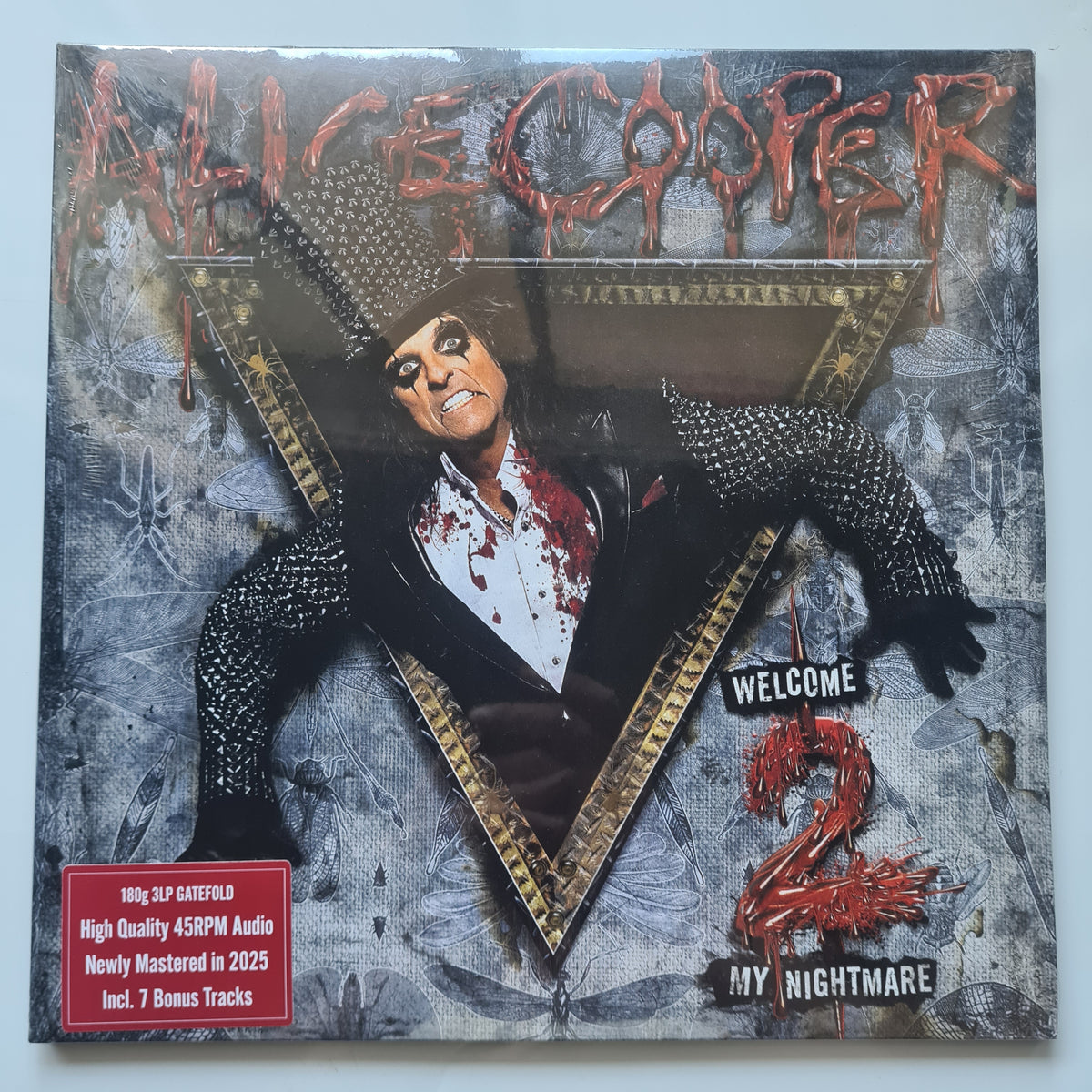 Alice Cooper – Welcome 2 My Nightmare - 2011 (2026 German Pressing) - Vinyl Record 3LP Set (Brand New Sealed)