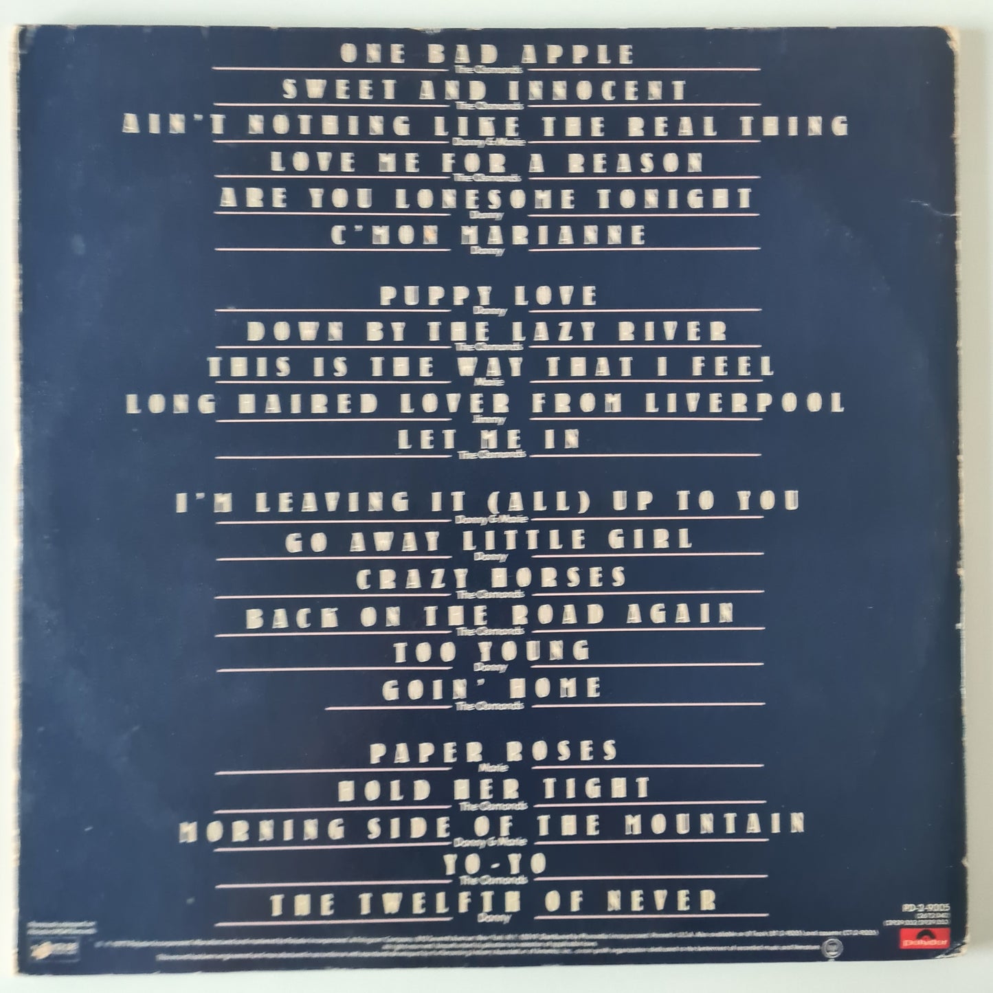 The Osmonds – The Osmonds Greatest Hits - 1977 - Vinyl Record 2LP