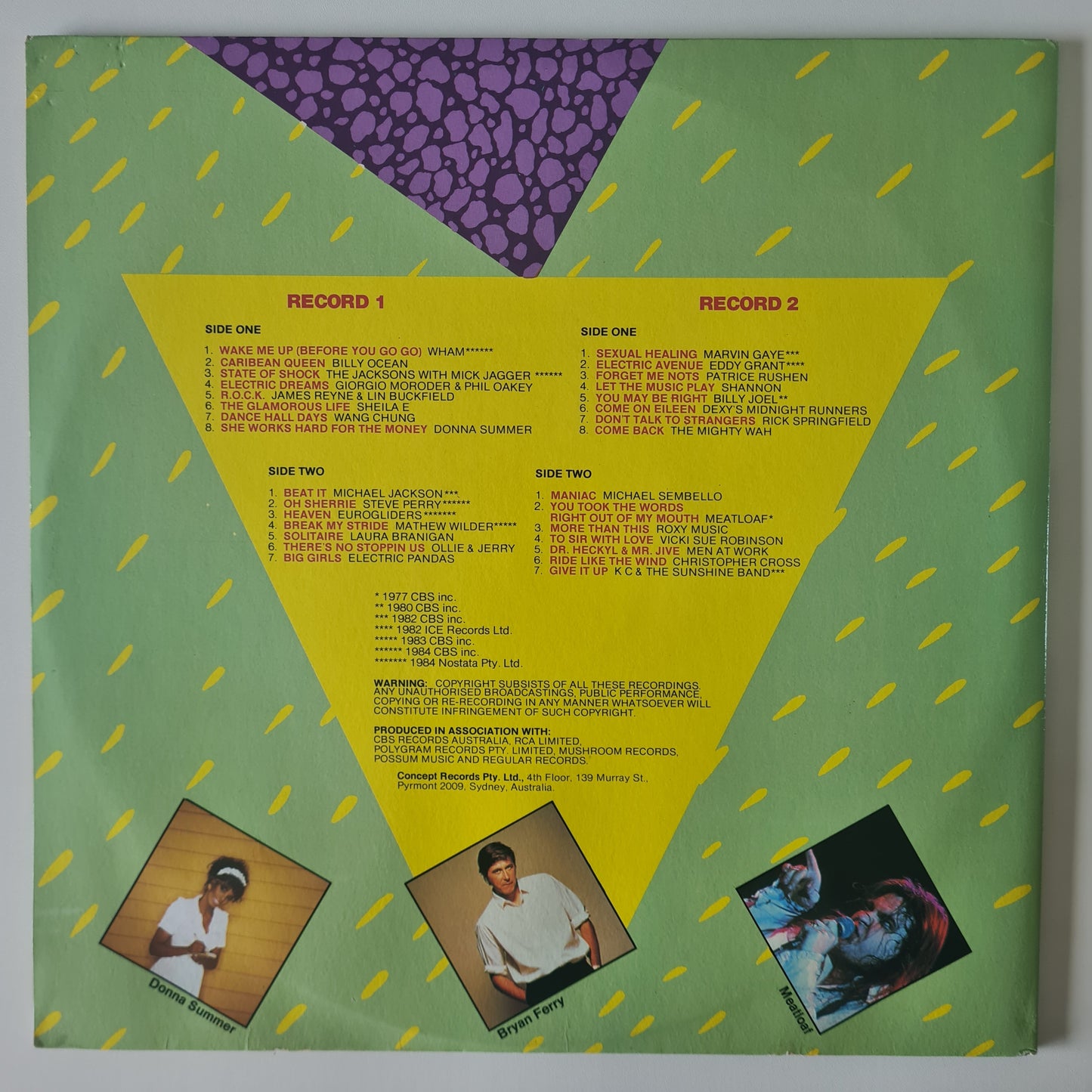 Various Artists – Solid R.O.C.K. - 1985 (Australian Only Pressing) - Vinyl Record 2LP (near mint)