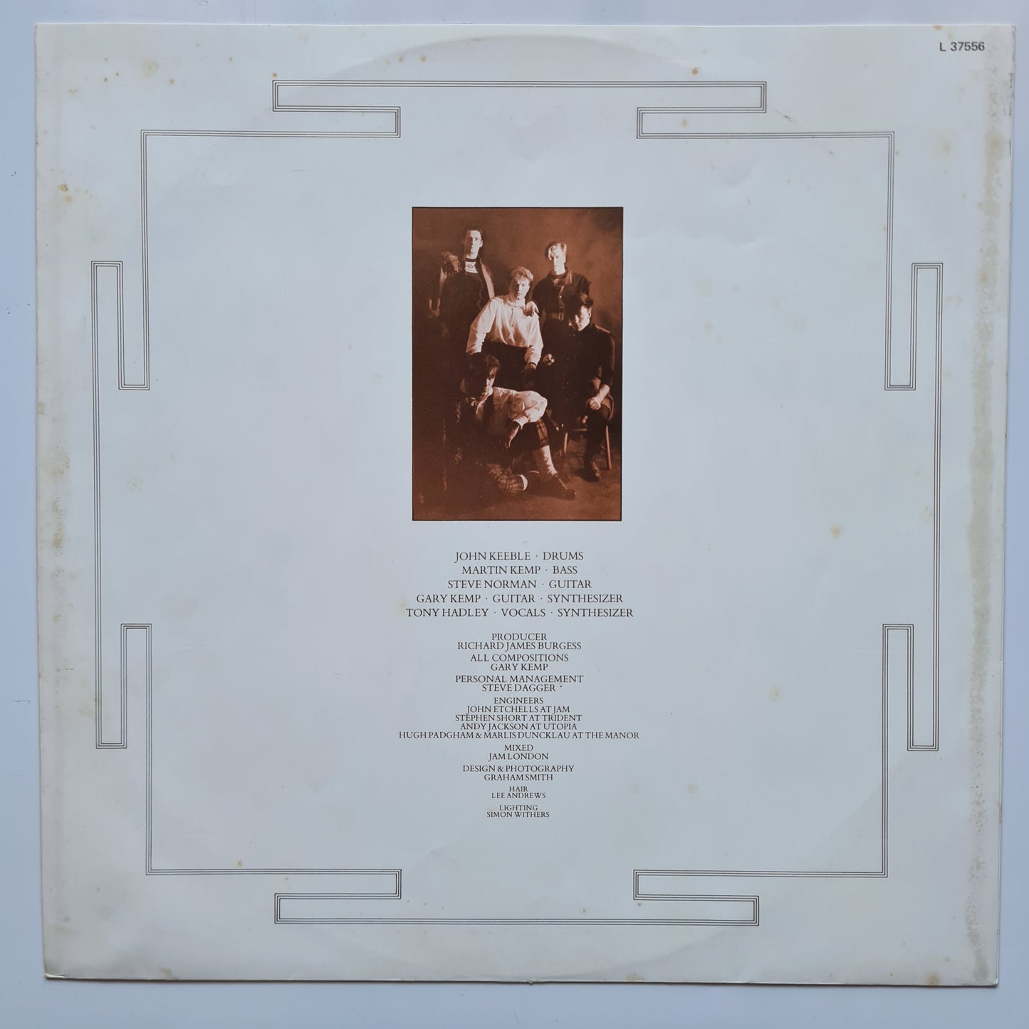 Spandau Ballet - Journeys To Glory (Debut Album) - 1981 - Vinyl Record LP