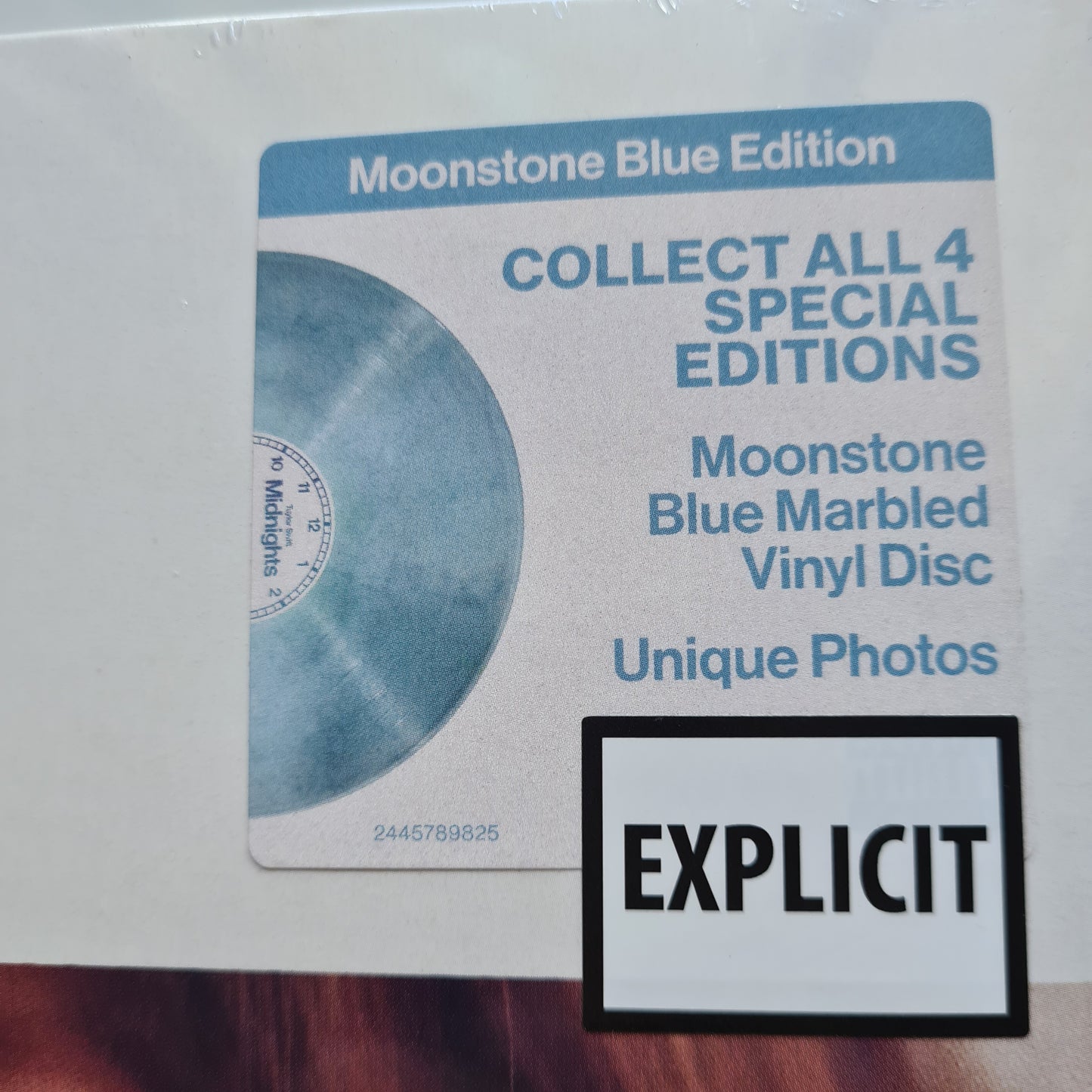 Taylor Swift – Midnights - 2022 (Moonstone Blue Marbled Vinyl) - Vinyl Record LP (Brand New Sealed)