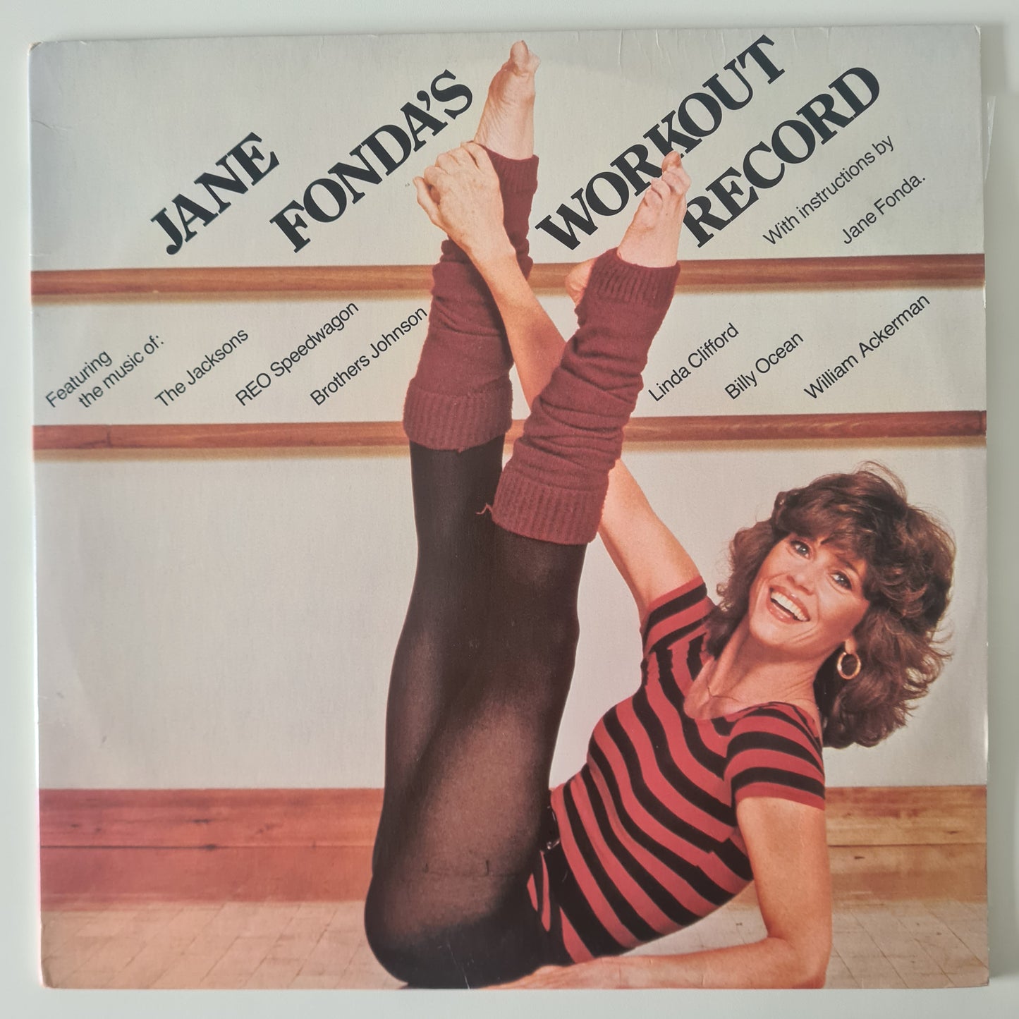 Various – Jane Fonda's Workout Record - 1982 - Vinyl Record 2LP