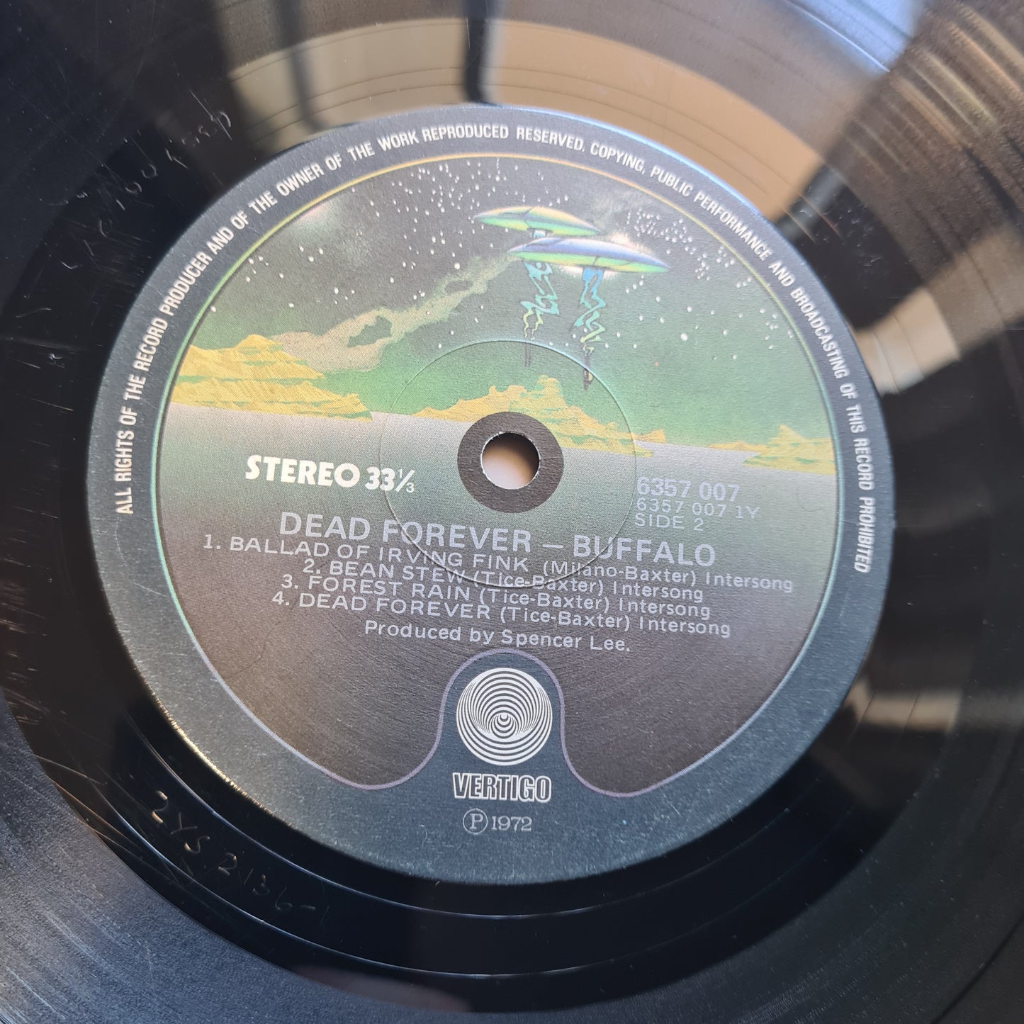 Buffalo – Dead Forever - 1972 (2nd Pressing, vertigo spaceship label - Vinyl Record LP *RARE*