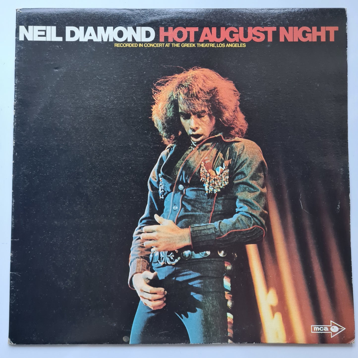 Neil Diamond – Hot August Night - 1972 (1973 2nd Australian Pressing) - Vinyl Record 2LP