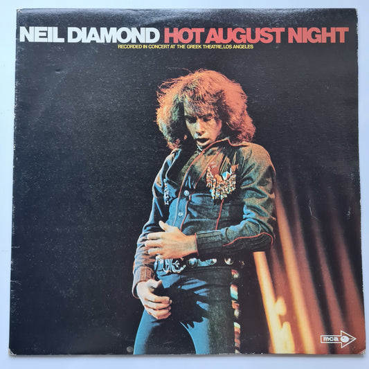 Neil Diamond – Hot August Night - 1972 (1973 2nd Australian Pressing) - Vinyl Record 2LP