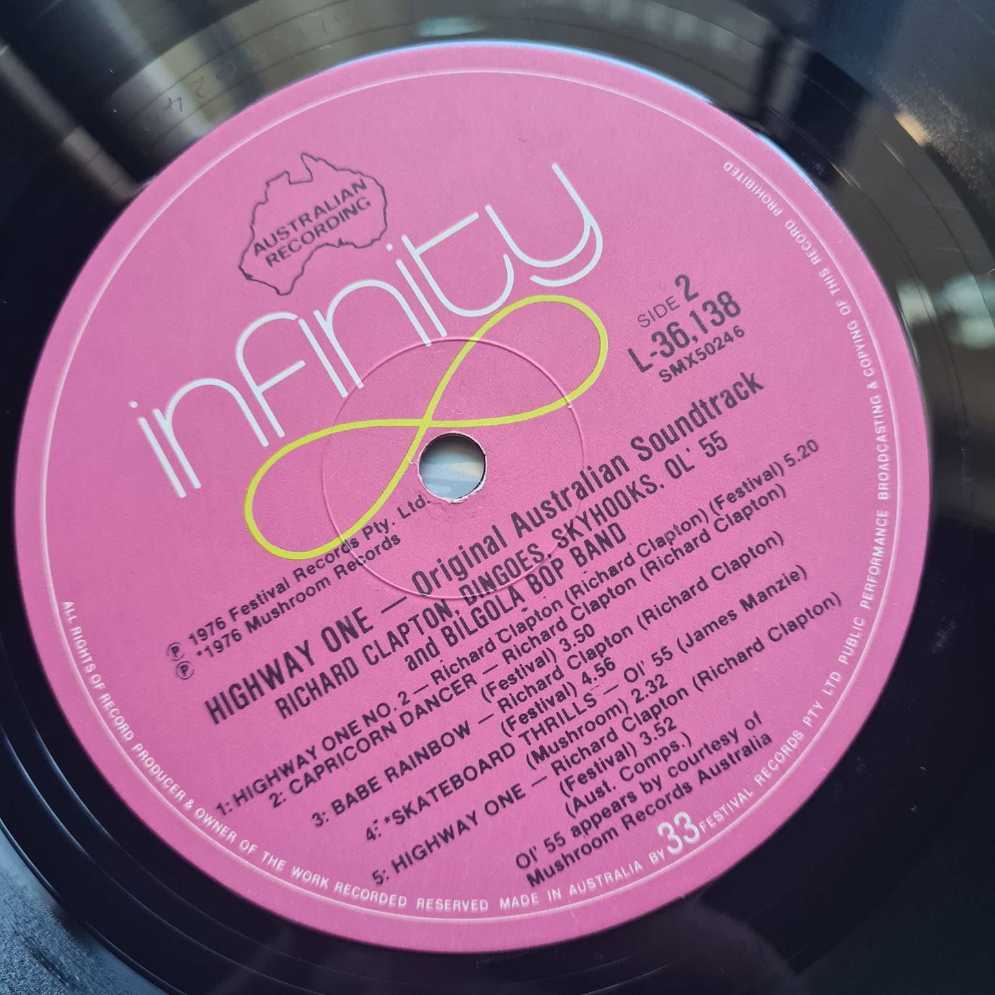 Richard Clapton, Dingoes, Ol' 55, Skyhooks, Bilgola Bop Band – Highway One (Original Soundtrack) - 1976 - Vinyl Record LP