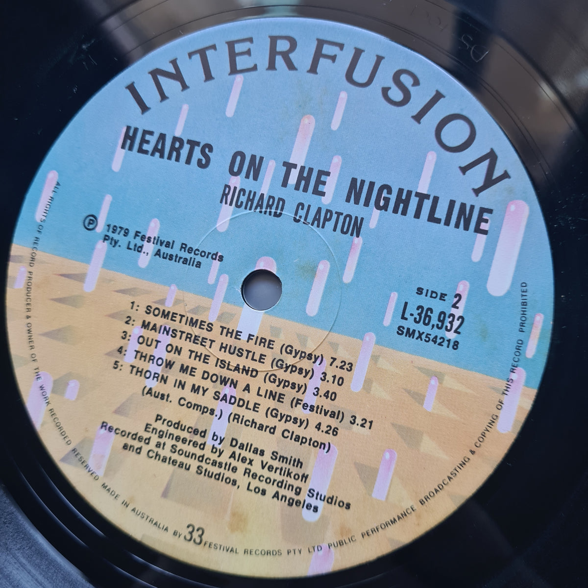 Richard Clapton – Hearts On The Nightline - 1979 - Vinyl Record LP