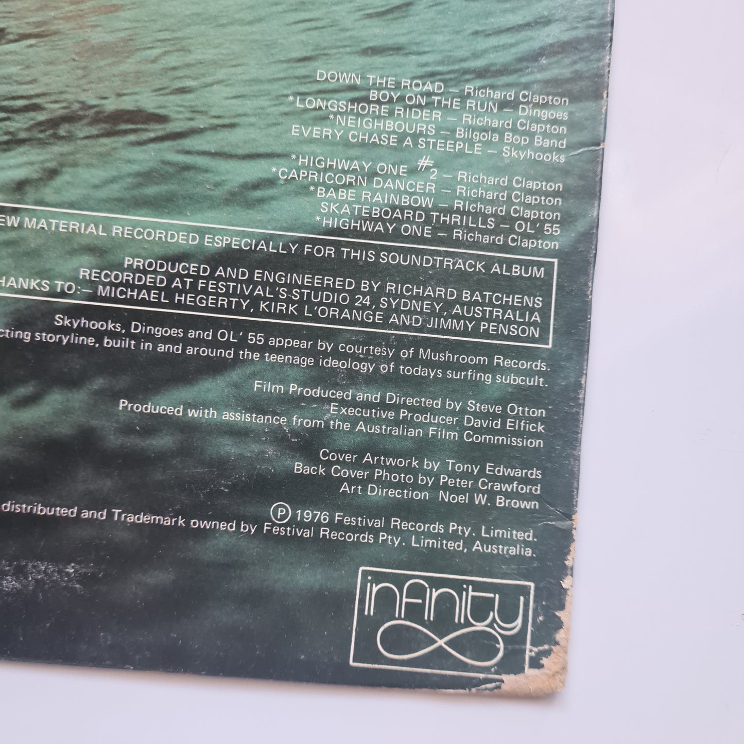 Richard Clapton, Dingoes, Ol' 55, Skyhooks, Bilgola Bop Band – Highway One (Original Soundtrack) - 1976 - Vinyl Record LP