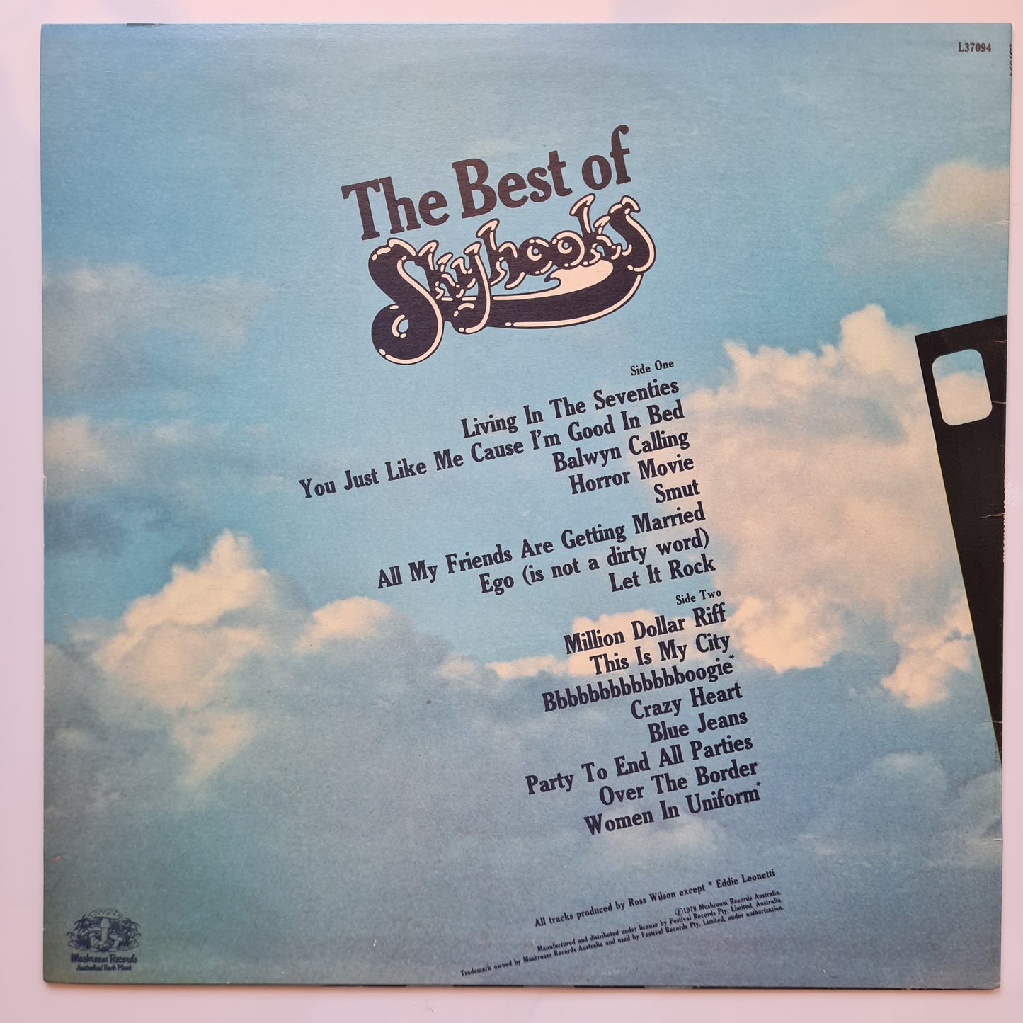 Skyhooks – The Best Of The Skyhooks - 1979 (rare 80's pressing) - Vinyl Record LP (Excellent)