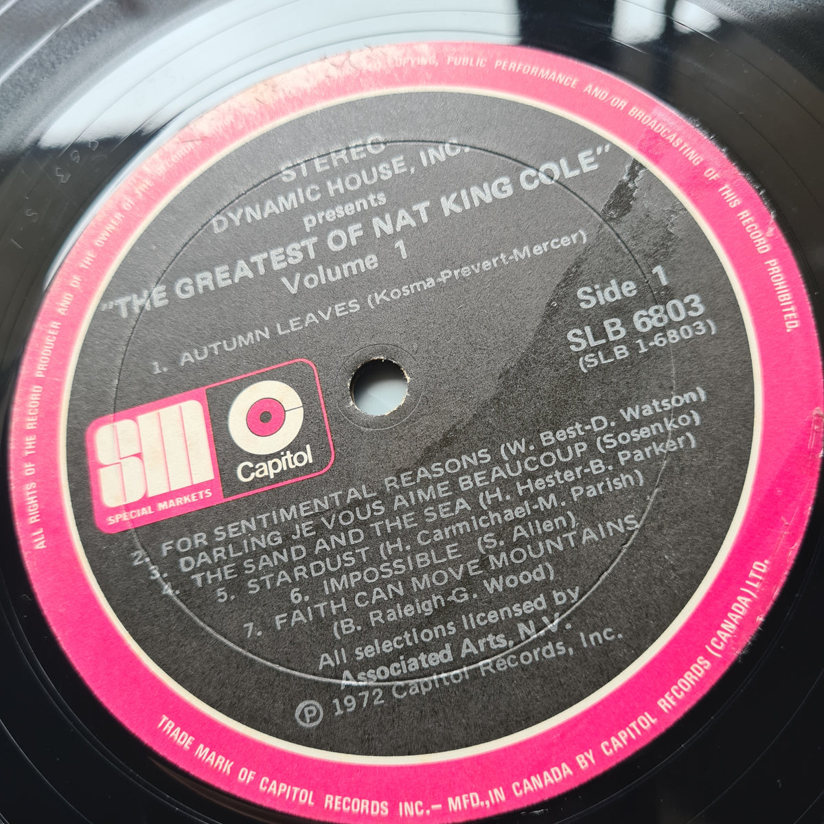 Nat King Cole – The Greatest Of Nat King Cole: Volume 1 & 2 - 1972 - Vinyl Record 2LP