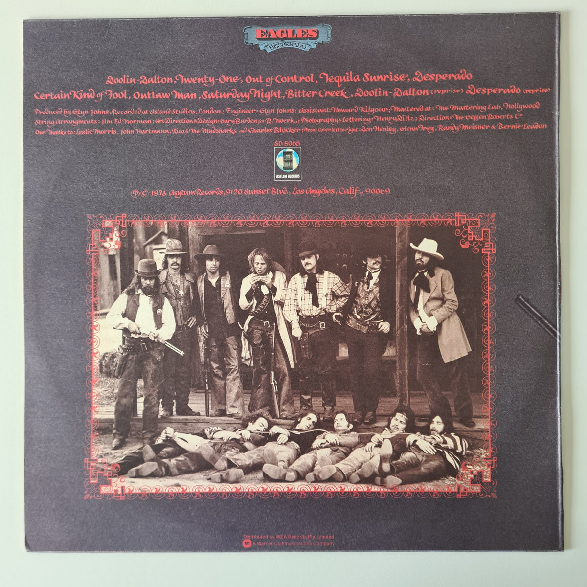 Eagles – Desperado - 1973 (1974 Australian Pressing) - Vinyl Record LP
