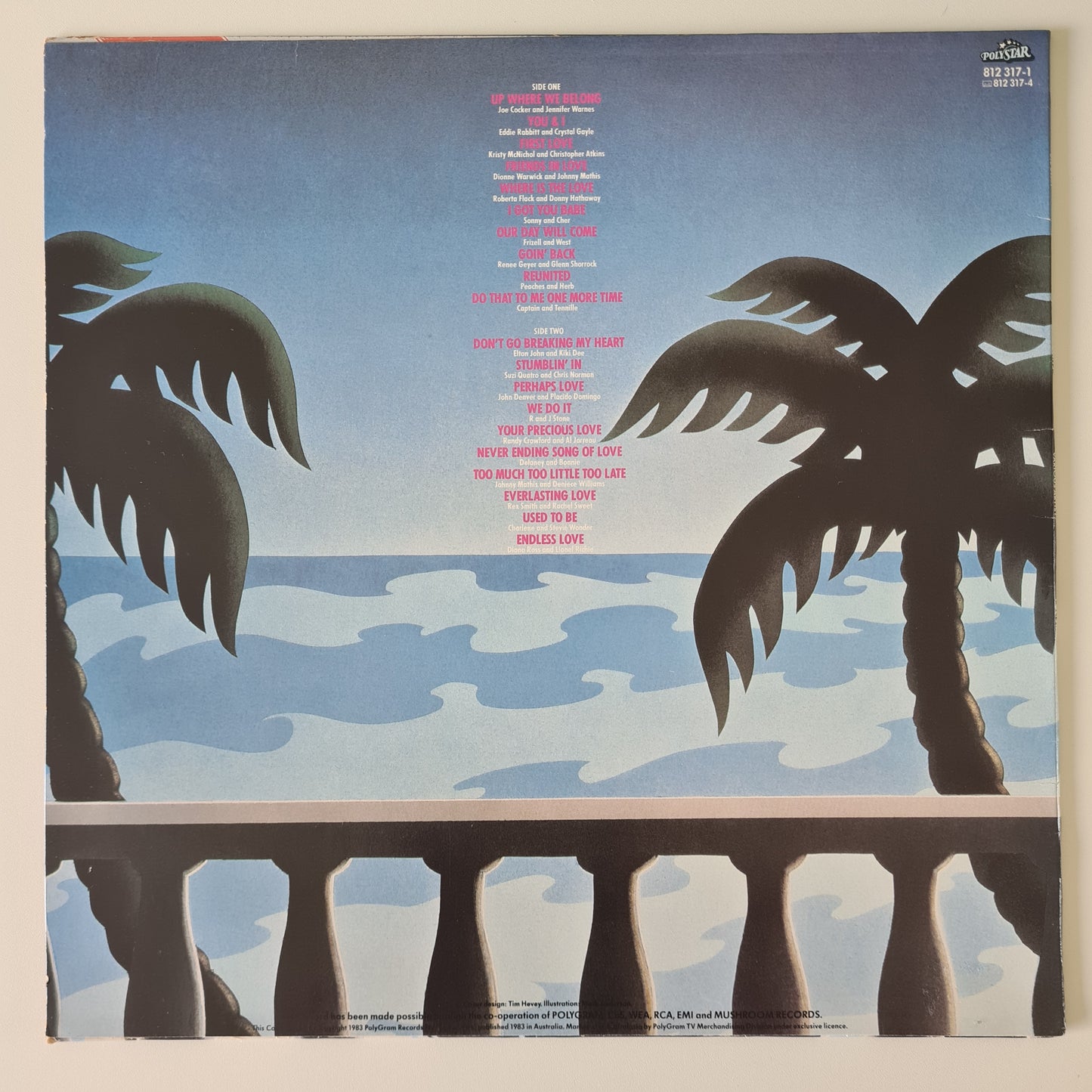 Various Artists - Duets: 20 Original Hits - 1983 - Vinyl Record LP