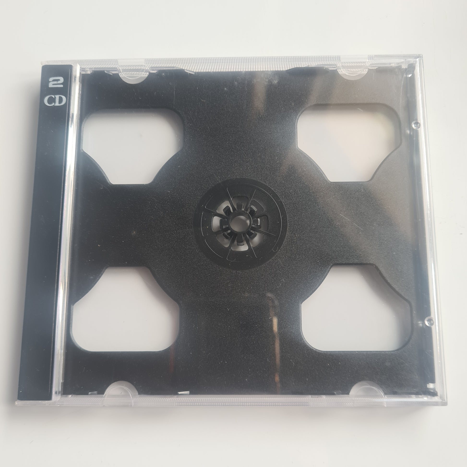2CD Dual Jewel Cases – Black Tray (Pack of 10) – Free Postage by Sound Hound Records