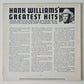 Hank Williams – Hank Williams’ Greatest Hits - 1971 (Canadian Pressing) - Vinyl Record LP