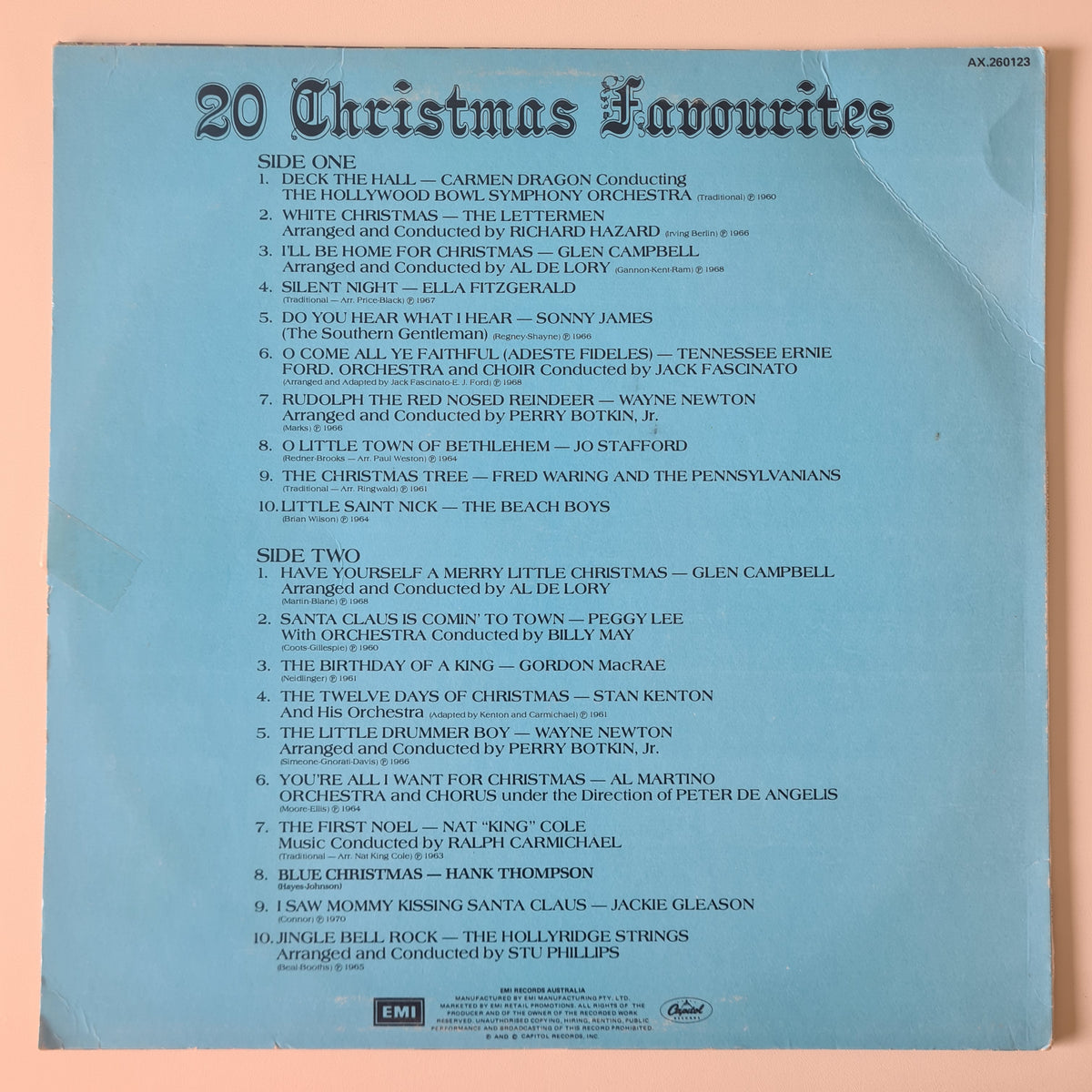 Various – 20 Christmas Favourites - 1981 - Vinyl Record LP