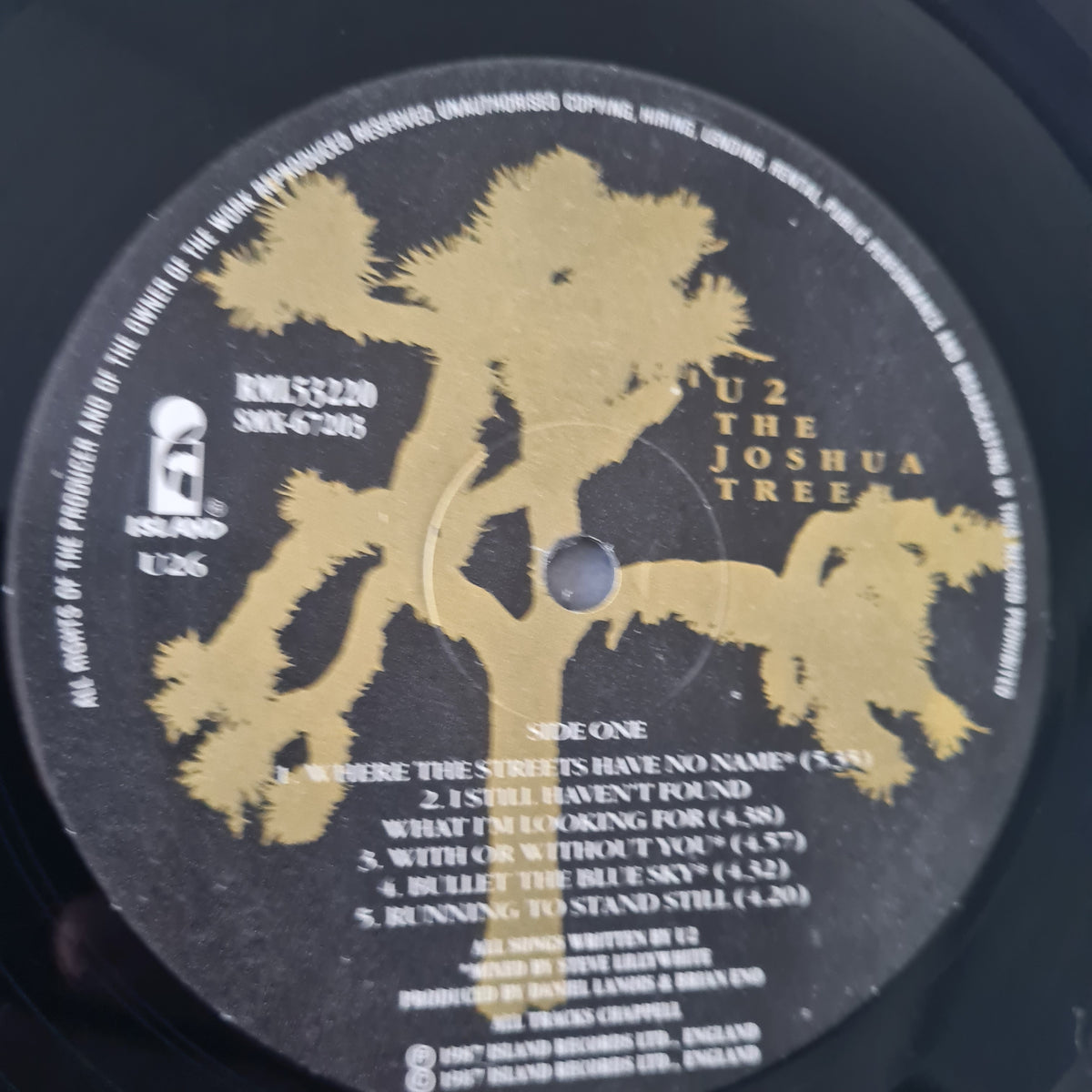 U2 – The Joshua Tree - 1987 (1st Australian Pressing)- Vinyl Record LP (Gatefold Cover)