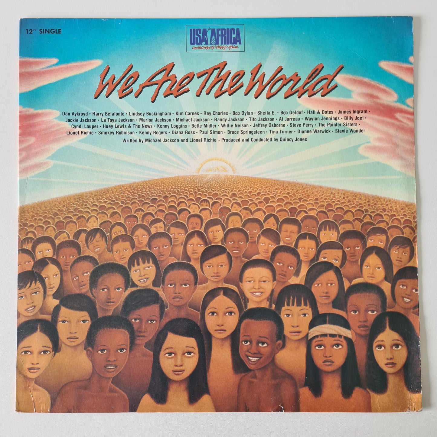 USA For Africa: Michael Jackson, Quincy Jones & Various – We Are The World - 1985 - 12" Maxi Single