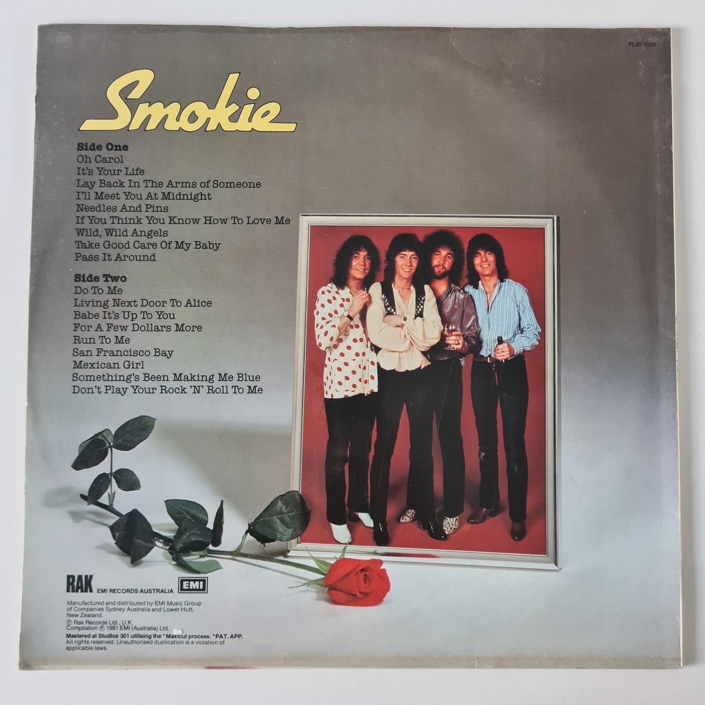 Smokie – All The Best (Greatest Hits) - 1981 - Vinyl Record LP