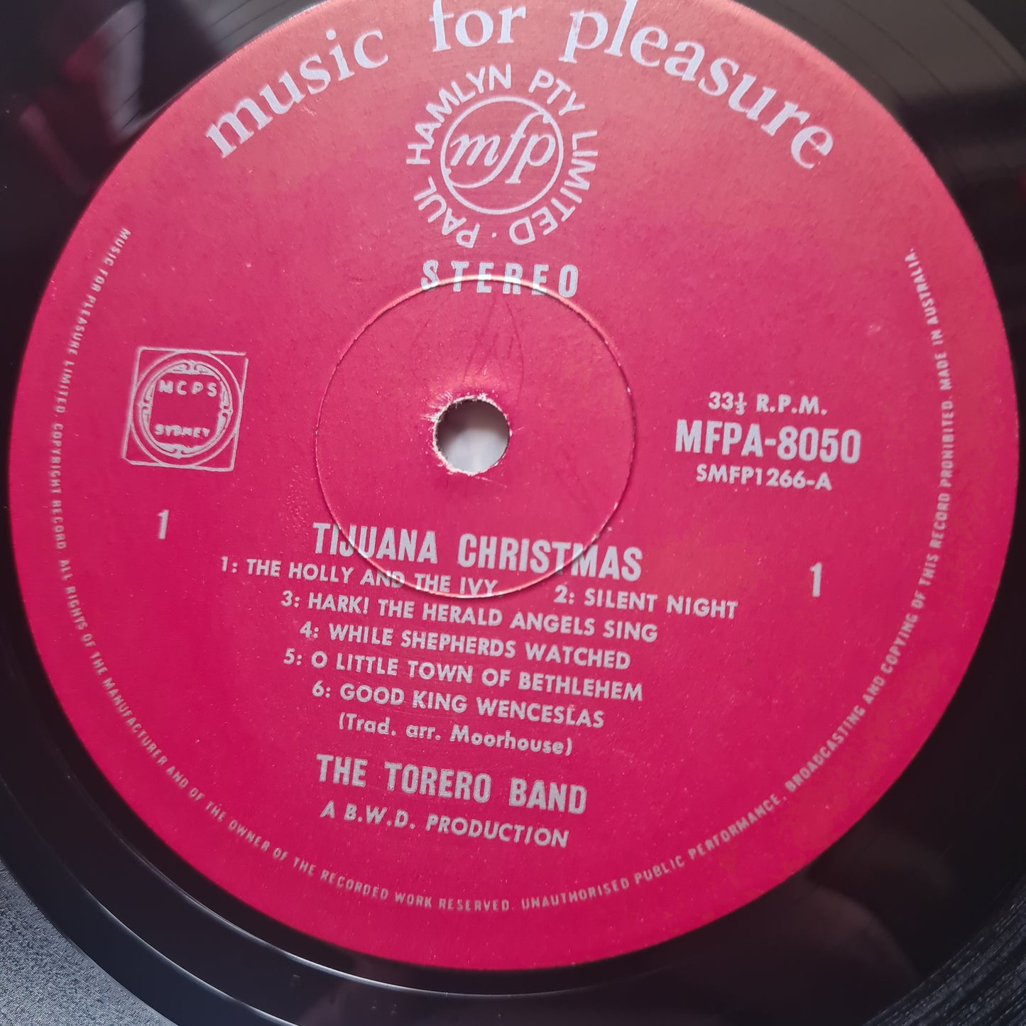 The Torero Band – Tijuana Christmas - 1968 - Vinyl Record LP
