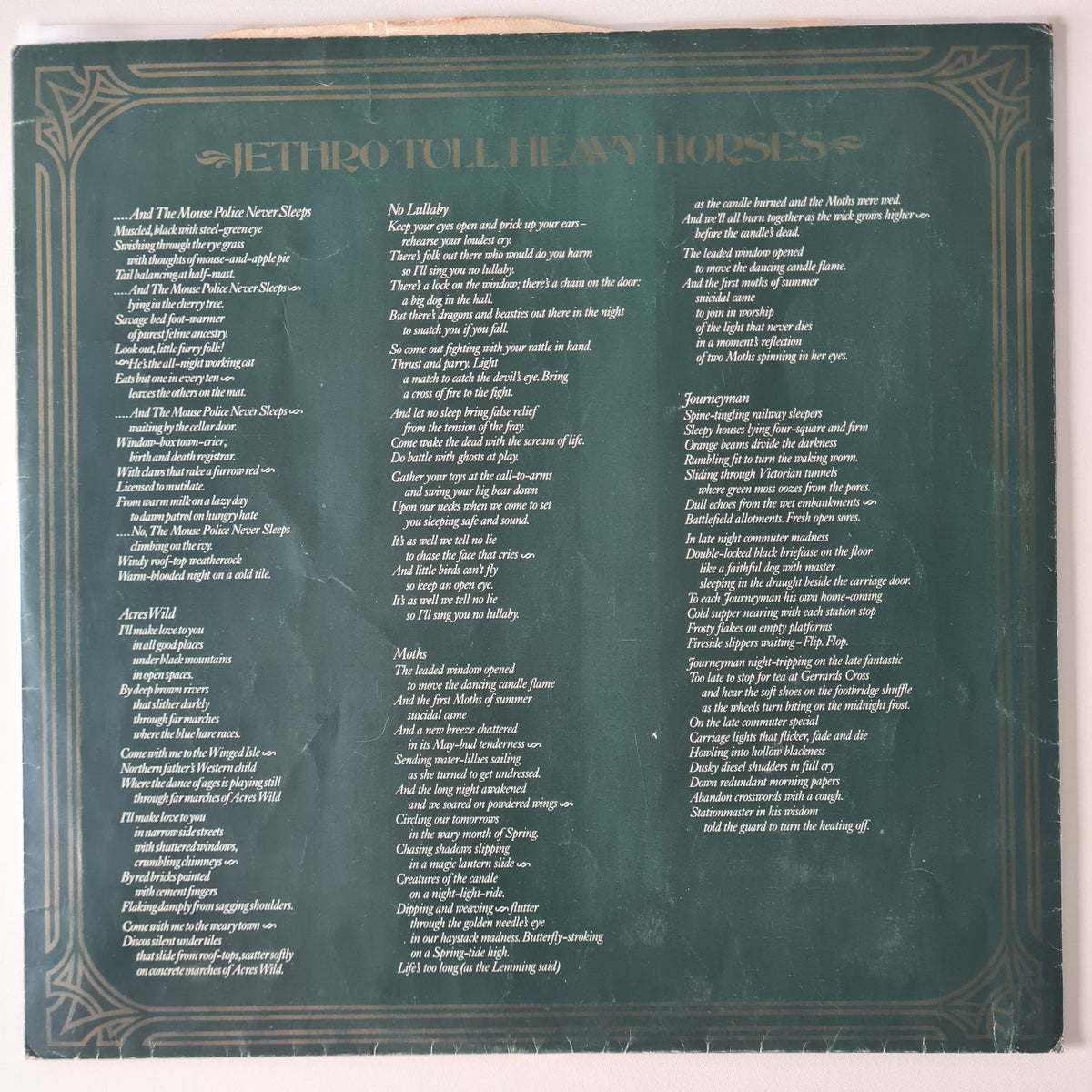 Jethro Tull – Heavy Horses - 1979 - Vinyl Record LP