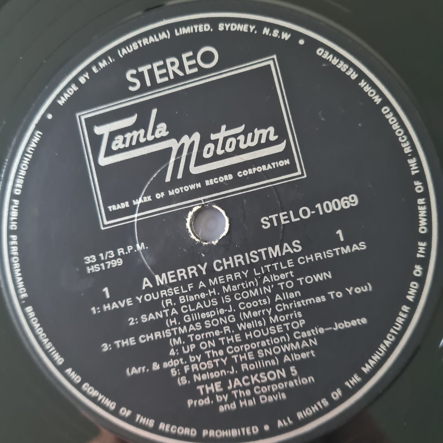 The Jackson 5 – A Merry Christmas From The Jackson 5 - 1970 (1973 Australian Pressing) - Vinyl Record LP
