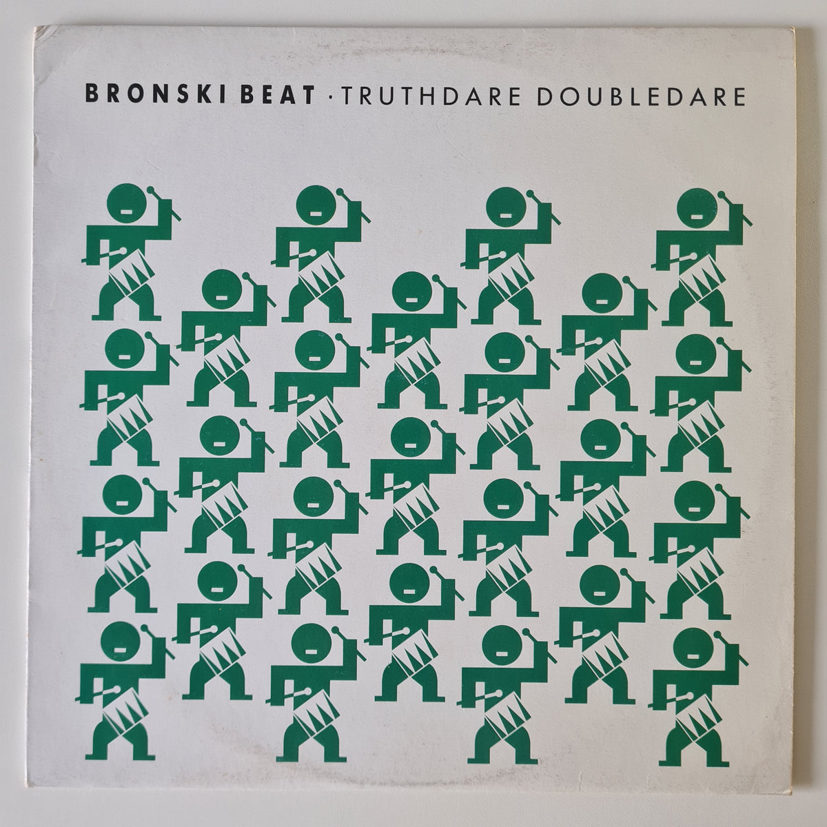Bronski Beat – Truthdare Doubledare - 1986 (UK Pressing) - Vinyl Record LP (Green Embossed Cover)